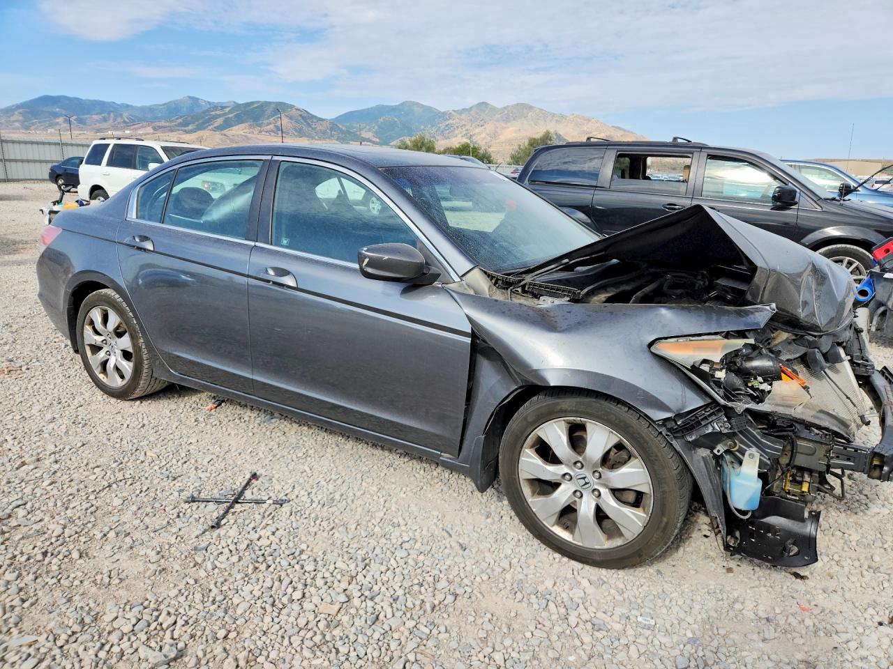 2008 Honda Accord Exl Gray vin: 1HGCP26808A088749