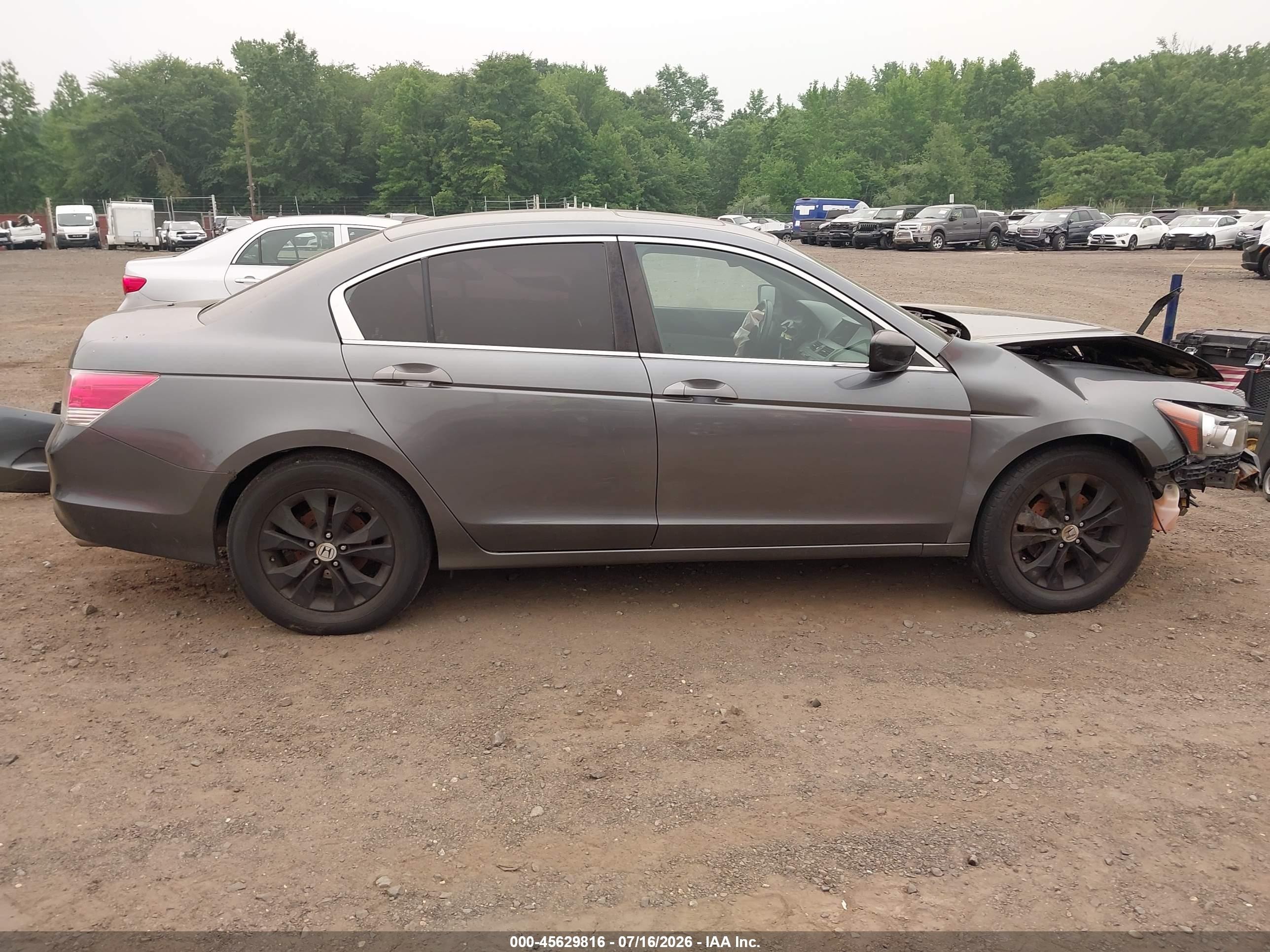 2008 Honda Accord 2.4 Ex-l Gray vin: 1HGCP26808A096592