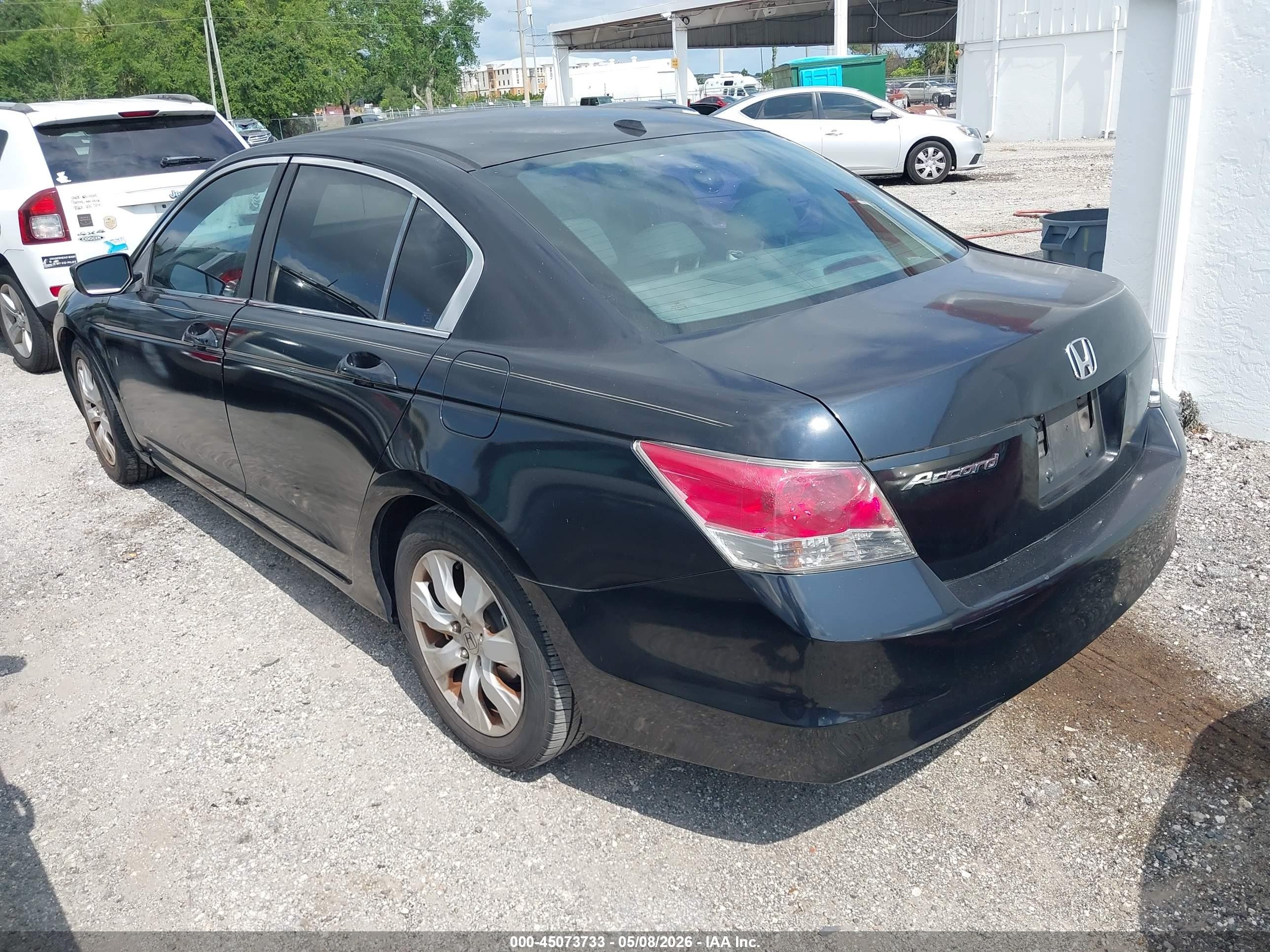 2008 Honda Accord 2.4 Ex-l Черный vin: 1HGCP26808A100219