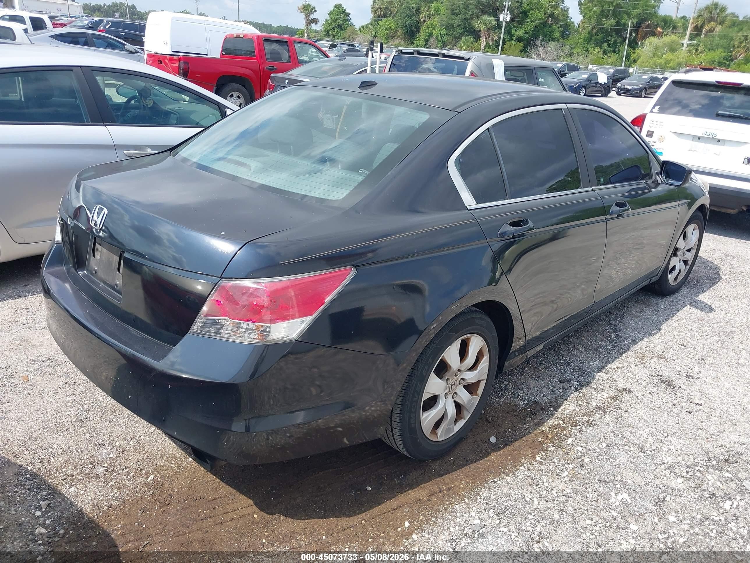 2008 Honda Accord 2.4 Ex-l Черный vin: 1HGCP26808A100219