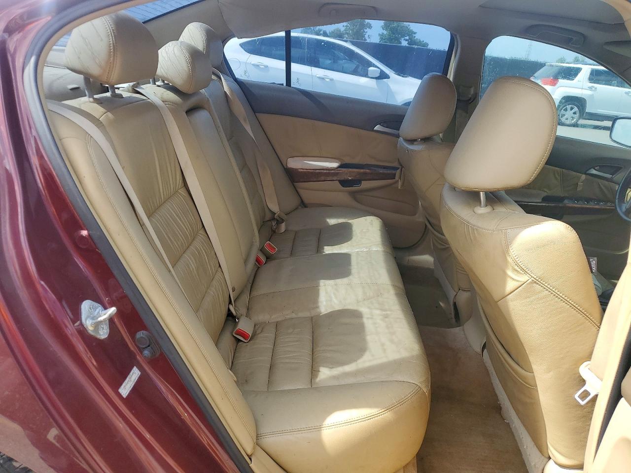 2008 Honda Accord Exl Бордовый vin: 1HGCP26808A103556