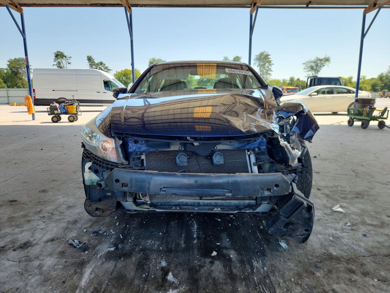 2008 Honda Accord Exl Blue vin: 1HGCP26808A107252