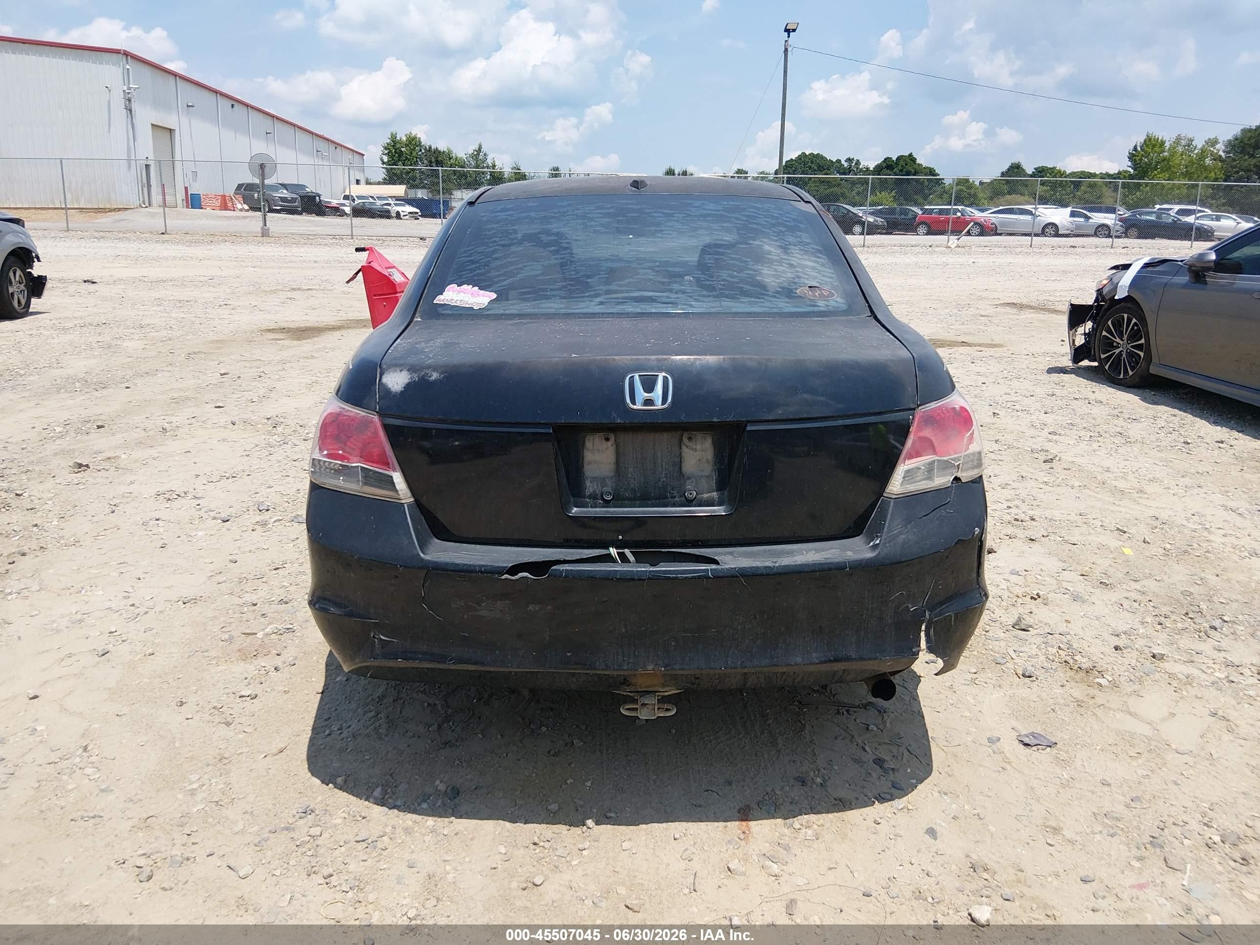 2008 Honda Accord 2.4 Ex-l Black vin: 1HGCP26808A107588