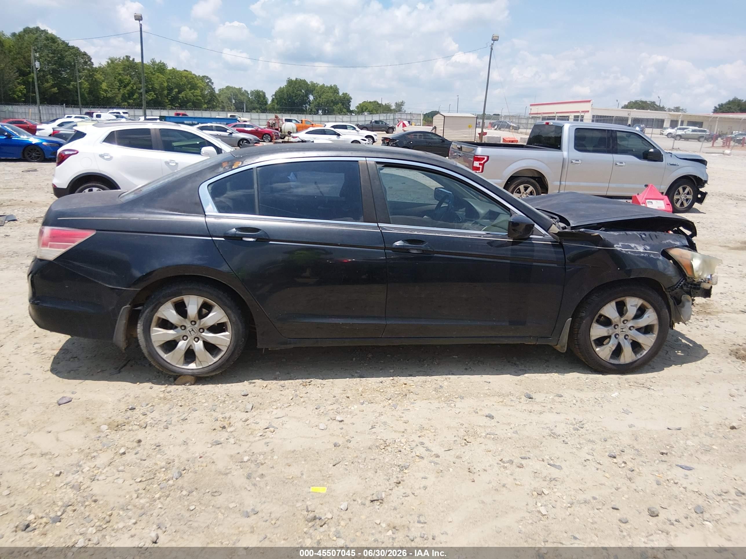 2008 Honda Accord 2.4 Ex-l Black vin: 1HGCP26808A107588