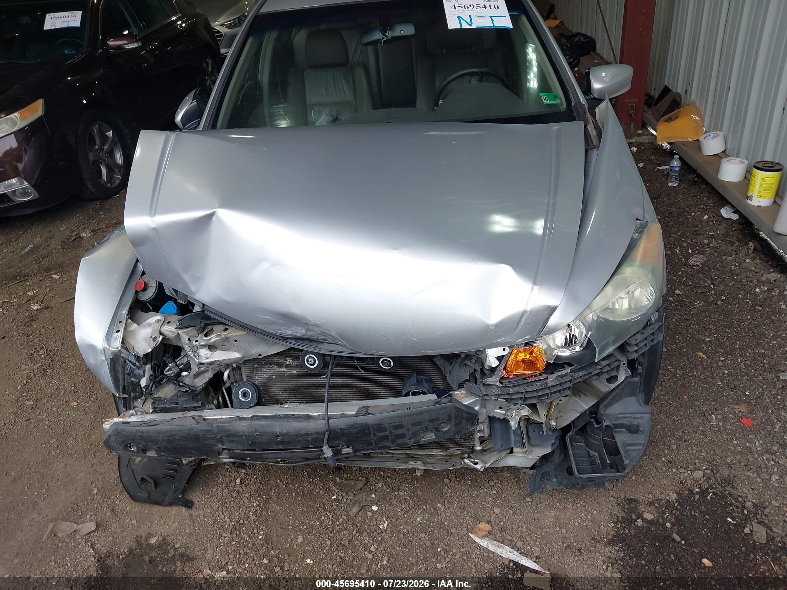 2008 Honda Accord 2.4 Ex-l Серебряный vin: 1HGCP26808A108417
