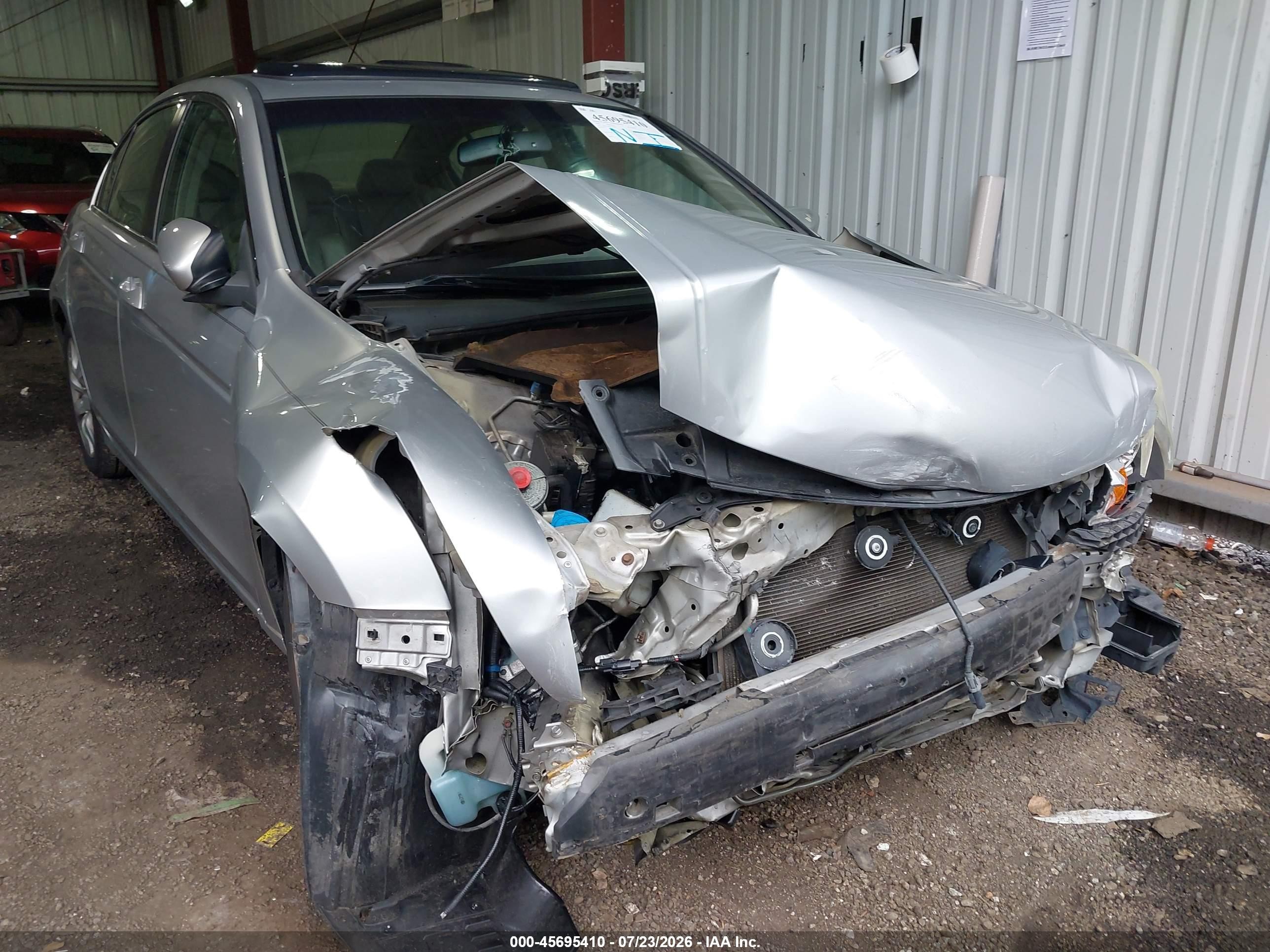 2008 Honda Accord 2.4 Ex-l Серебряный vin: 1HGCP26808A108417