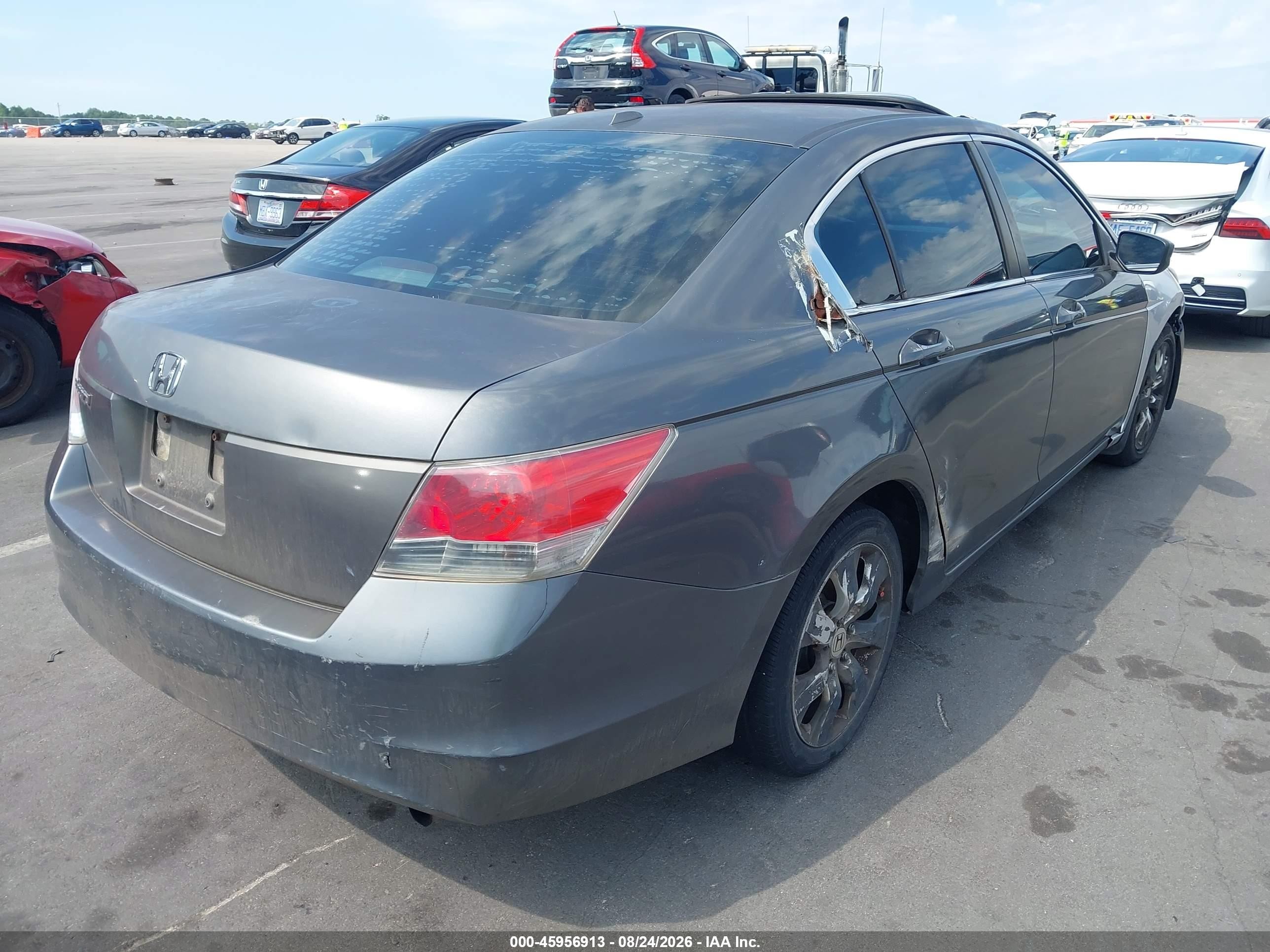 2008 Honda Accord 2.4 Ex-l Серый vin: 1HGCP26808A134077
