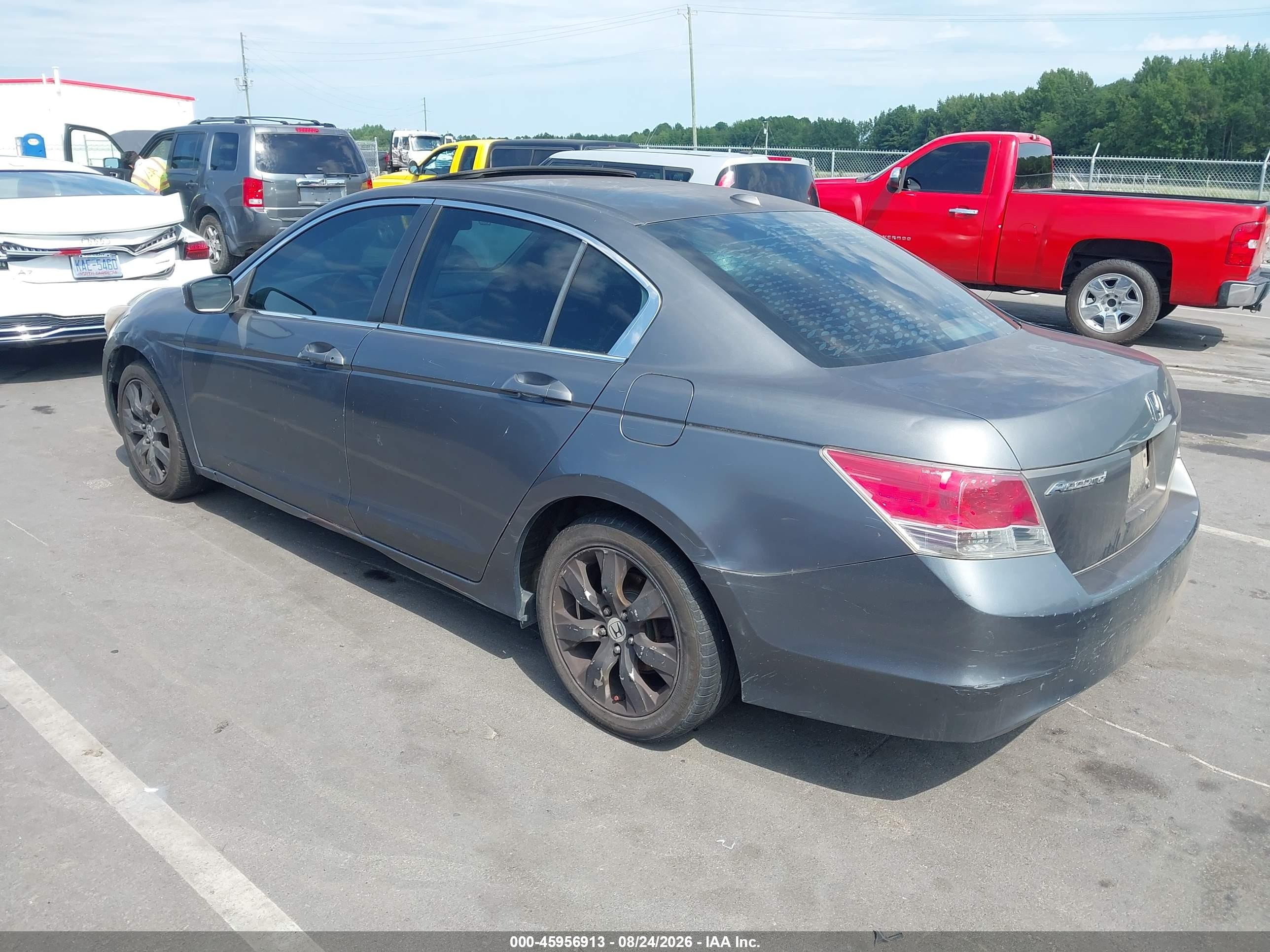 2008 Honda Accord 2.4 Ex-l Серый vin: 1HGCP26808A134077