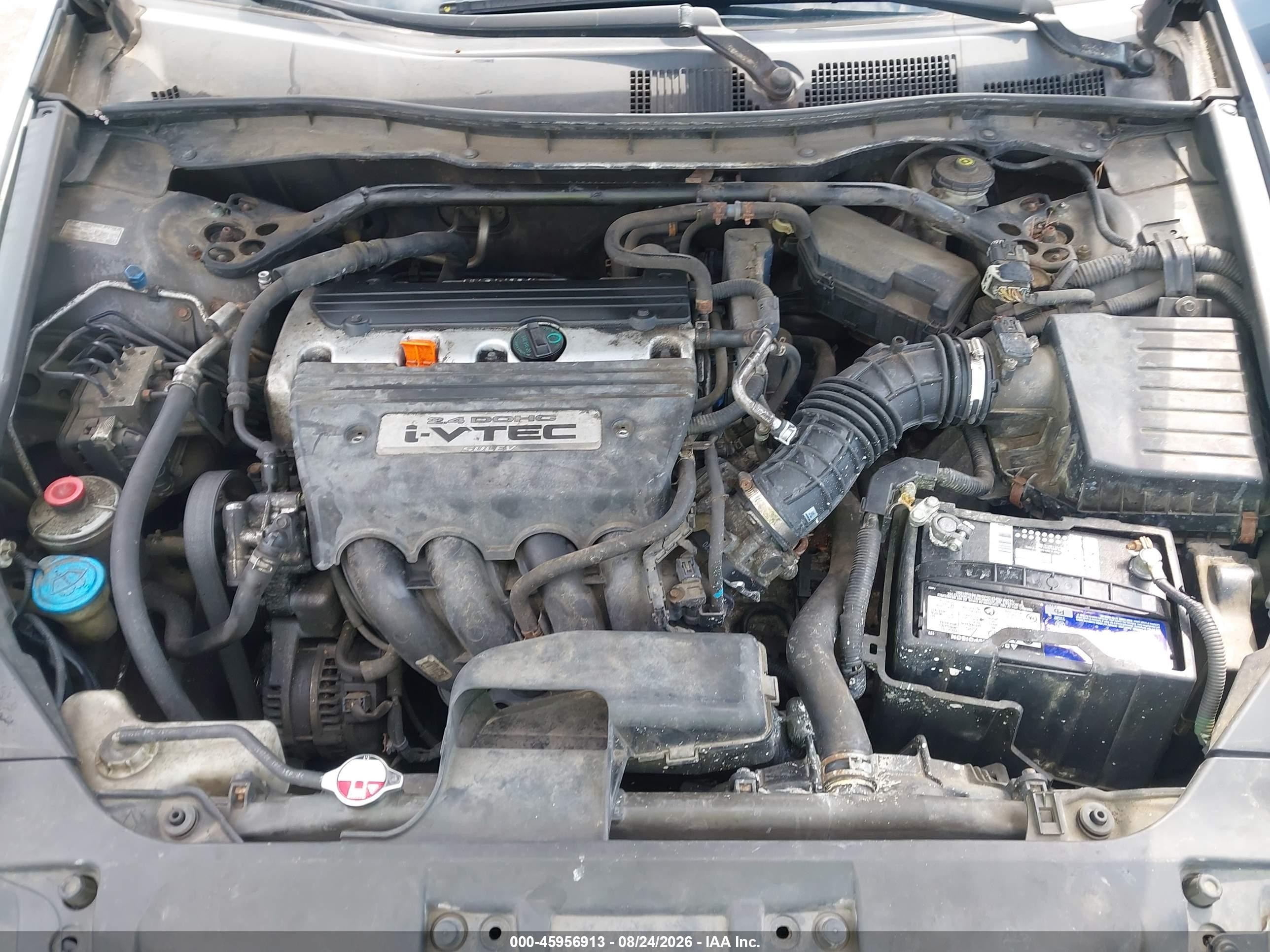 2008 Honda Accord 2.4 Ex-l Серый vin: 1HGCP26808A134077