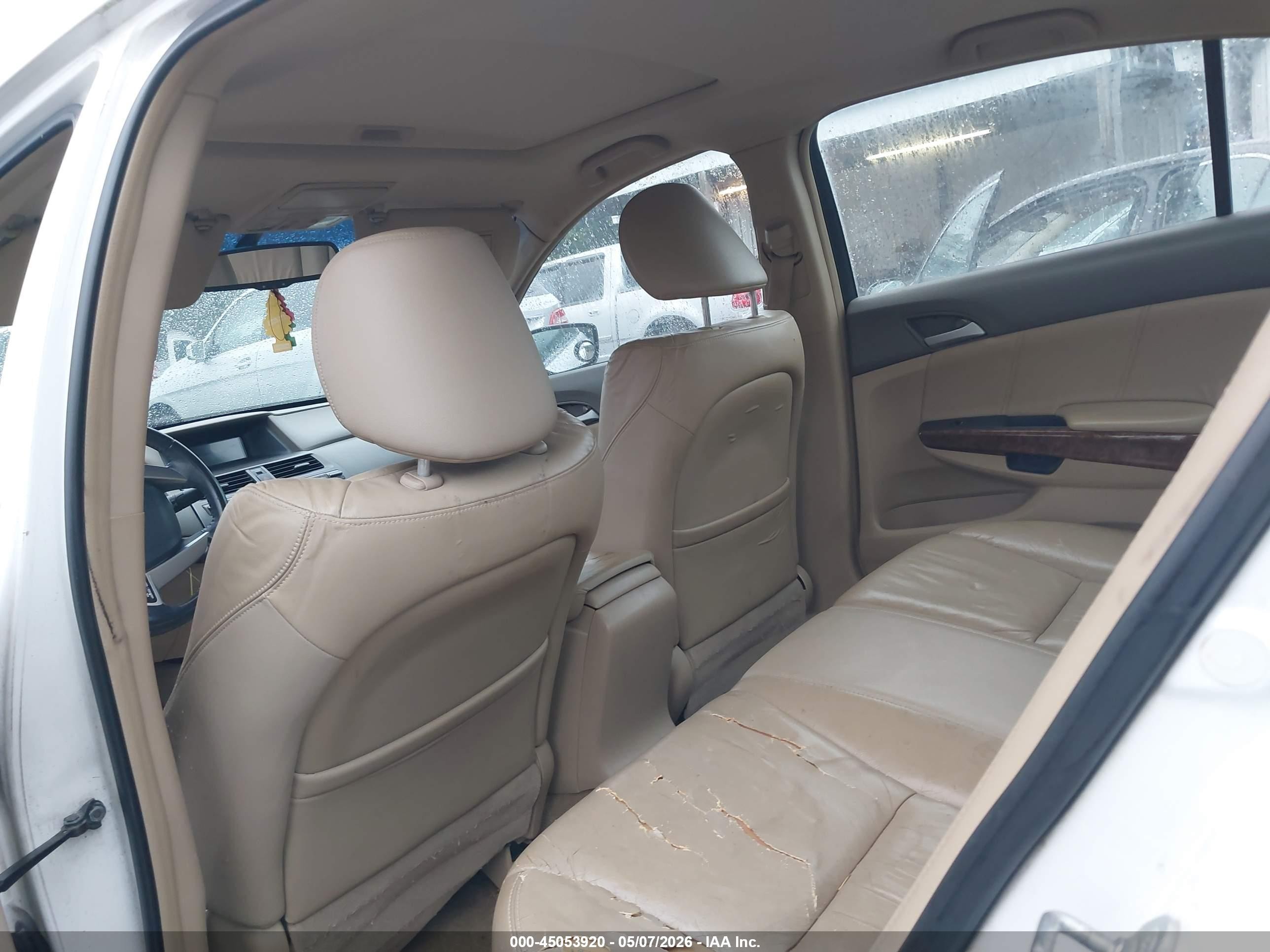 2008 Honda Accord 2.4 Ex-l White vin: 1HGCP26808A149601