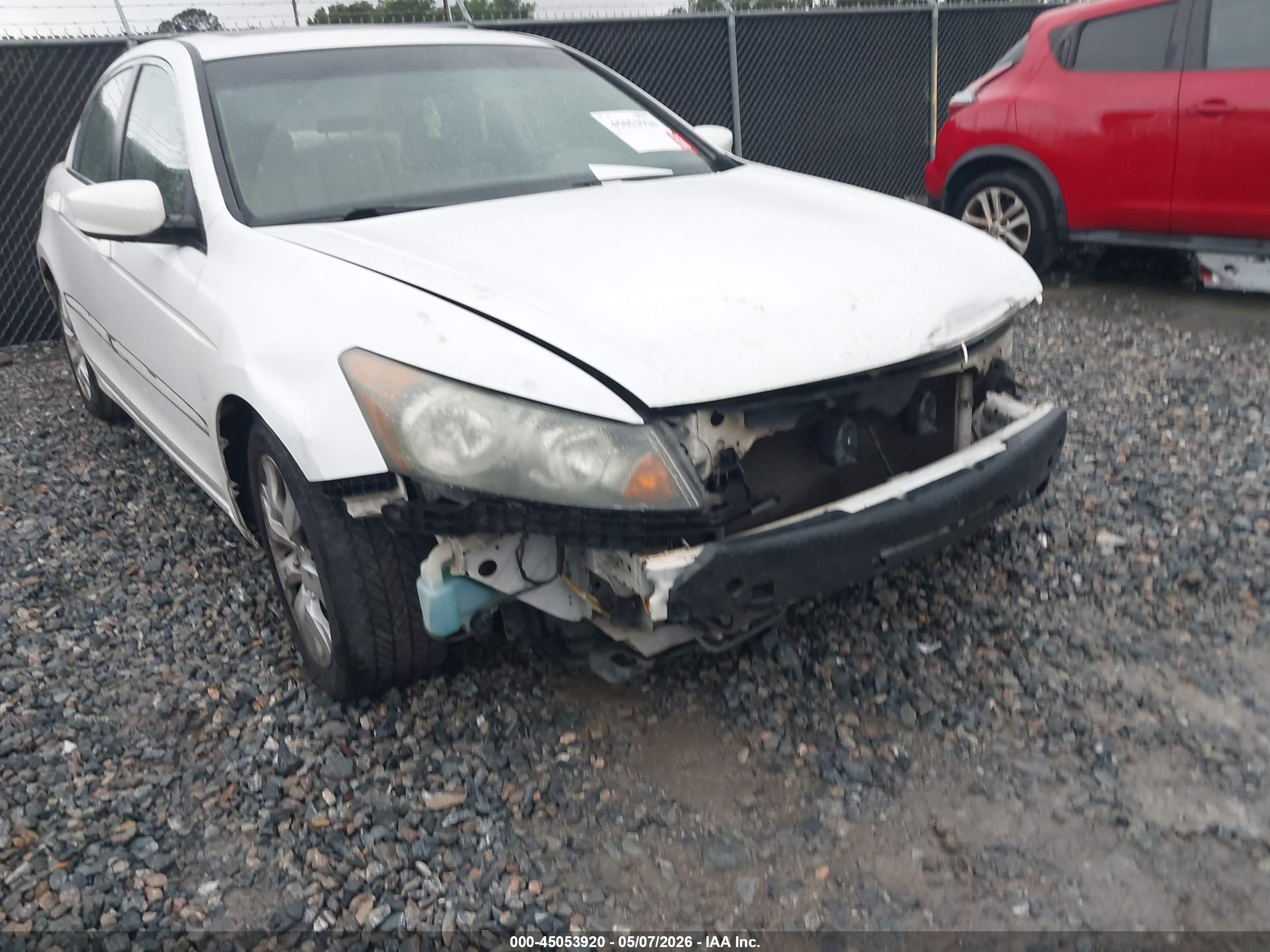 2008 Honda Accord 2.4 Ex-l White vin: 1HGCP26808A149601