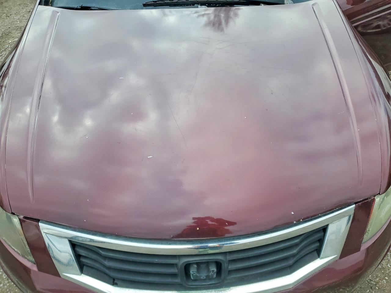 2008 Honda Accord Exl Burgundy vin: 1HGCP26808A812181