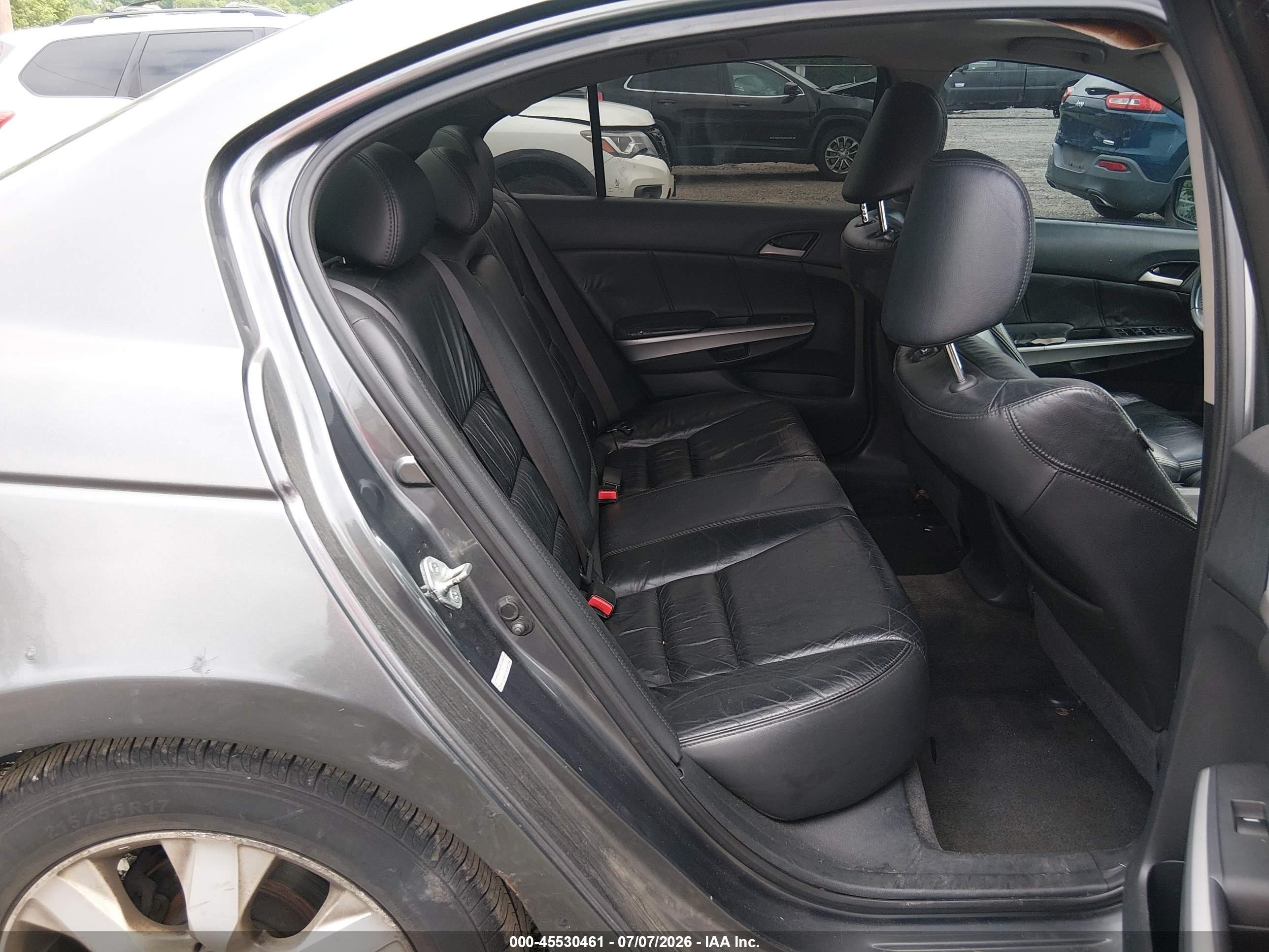 2009 Honda Accord 2.4 Ex-l Gray vin: 1HGCP26809A002258