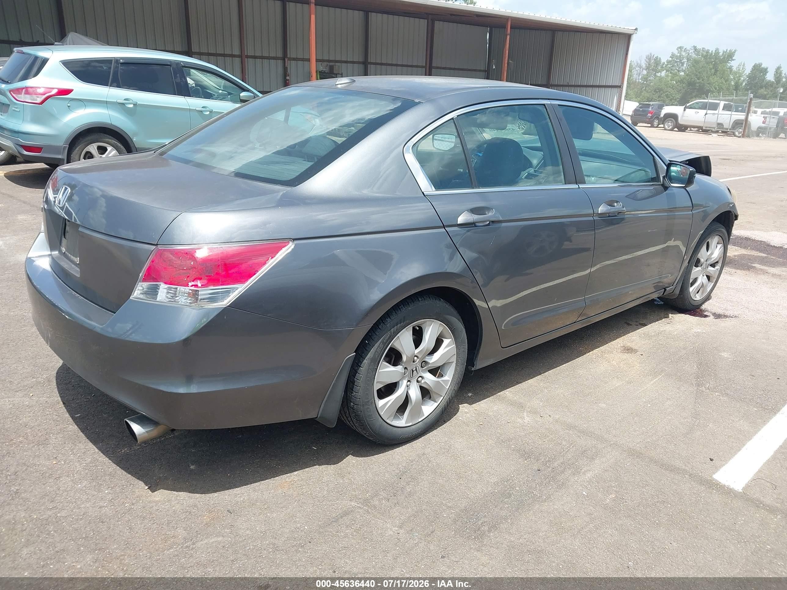 2009 Honda Accord 2.4 Ex-l Gray vin: 1HGCP26809A024681