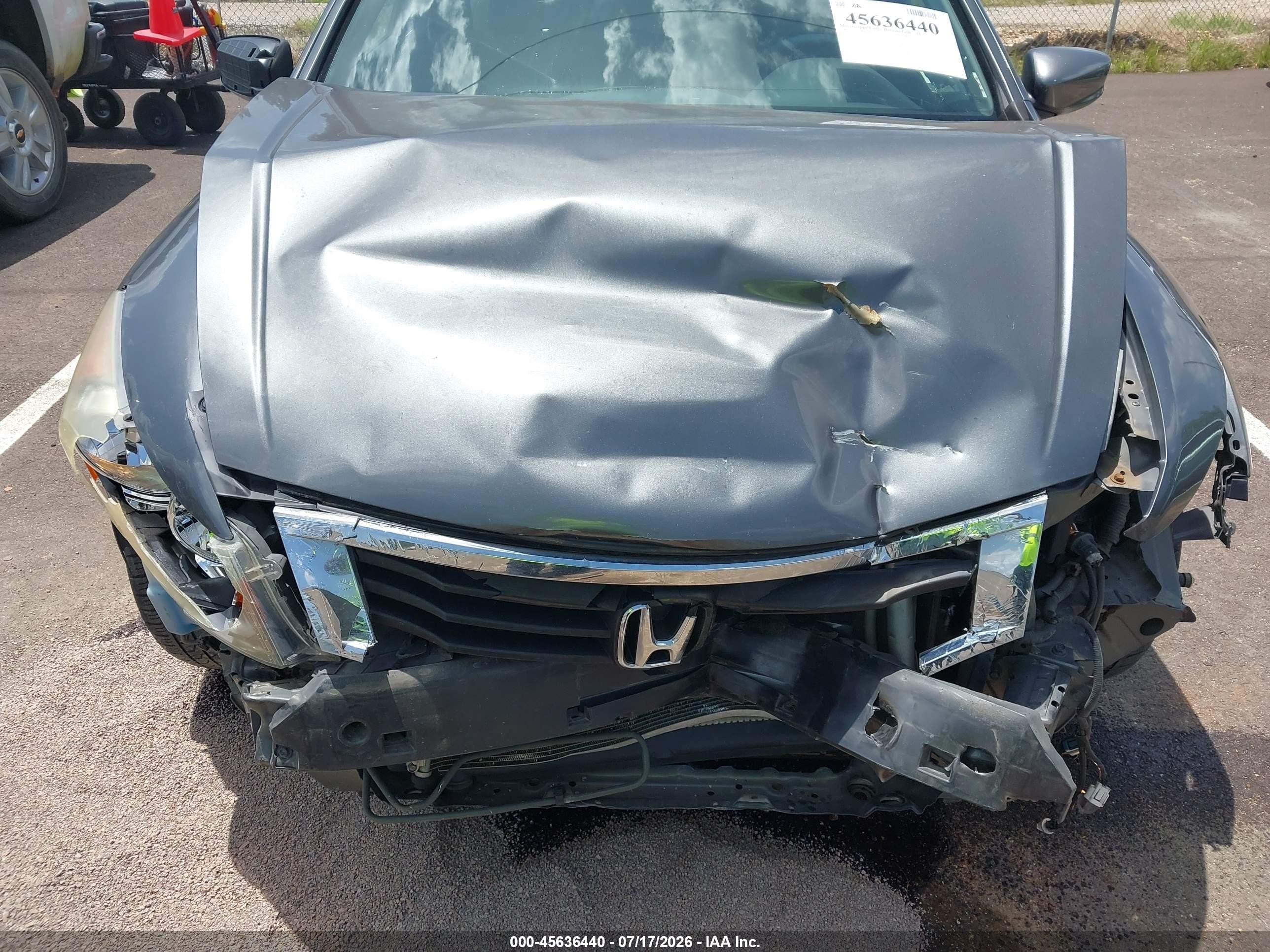 2009 Honda Accord 2.4 Ex-l Gray vin: 1HGCP26809A024681