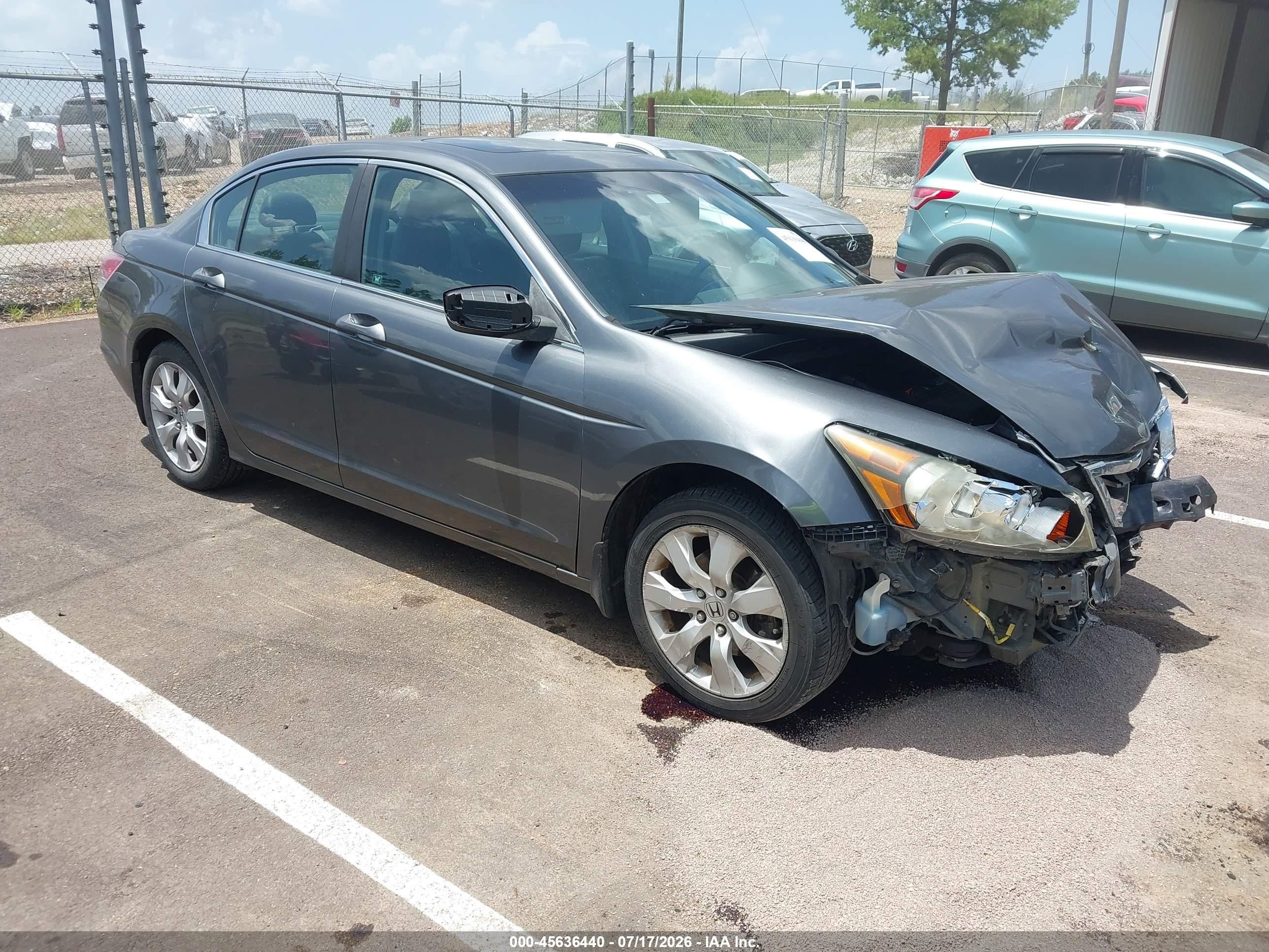 2009 Honda Accord 2.4 Ex-l Gray vin: 1HGCP26809A024681