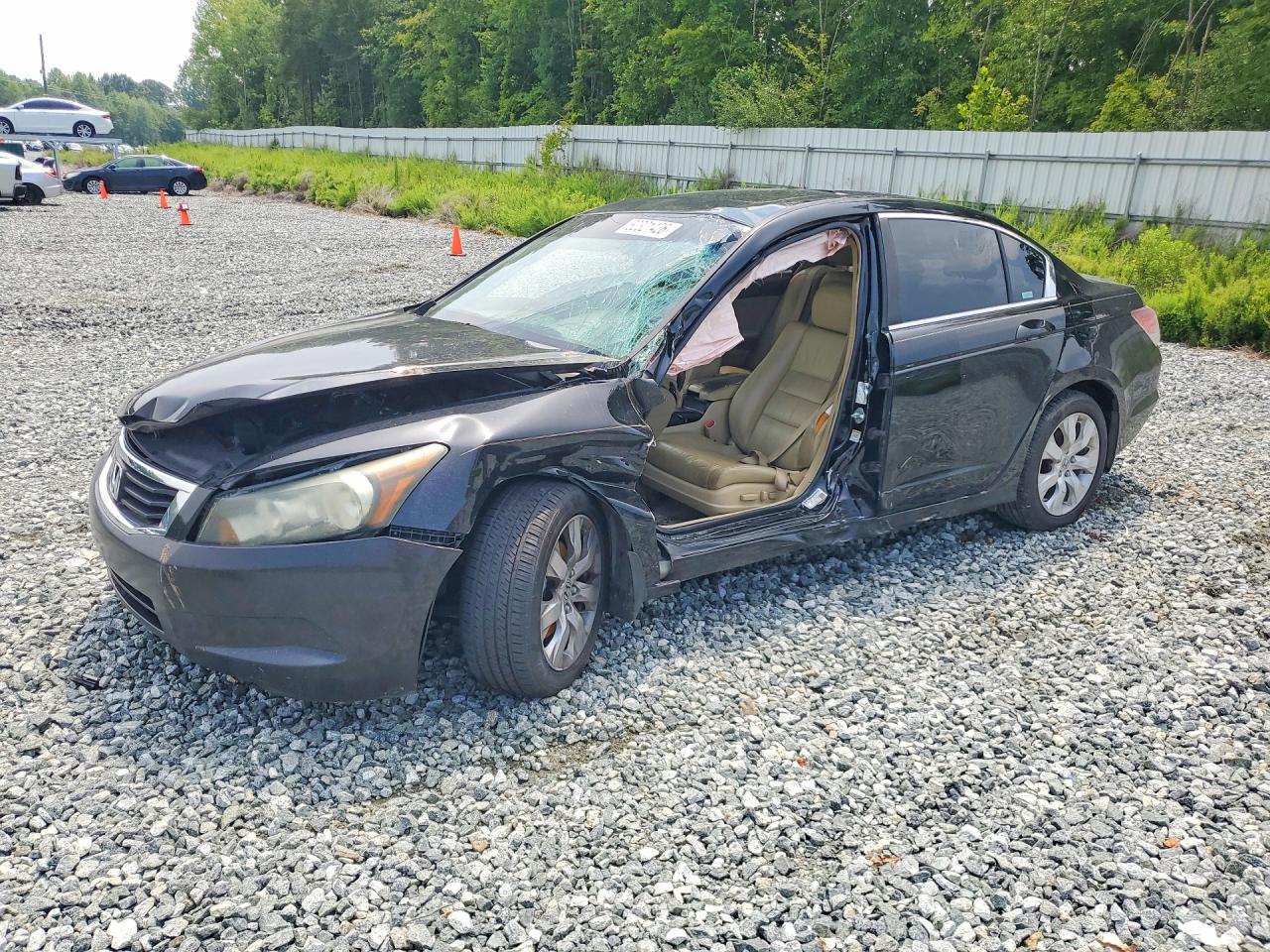 2009 Honda Accord Exl Черный vin: 1HGCP26809A037009