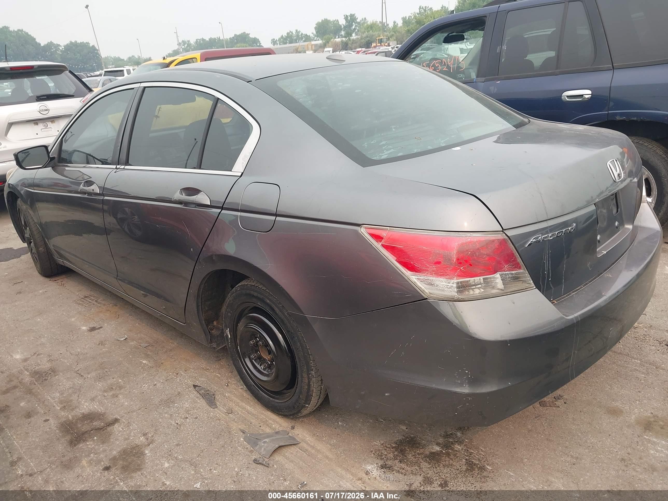 2009 Honda Accord 2.4 Ex-l Gray vin: 1HGCP26809A045238