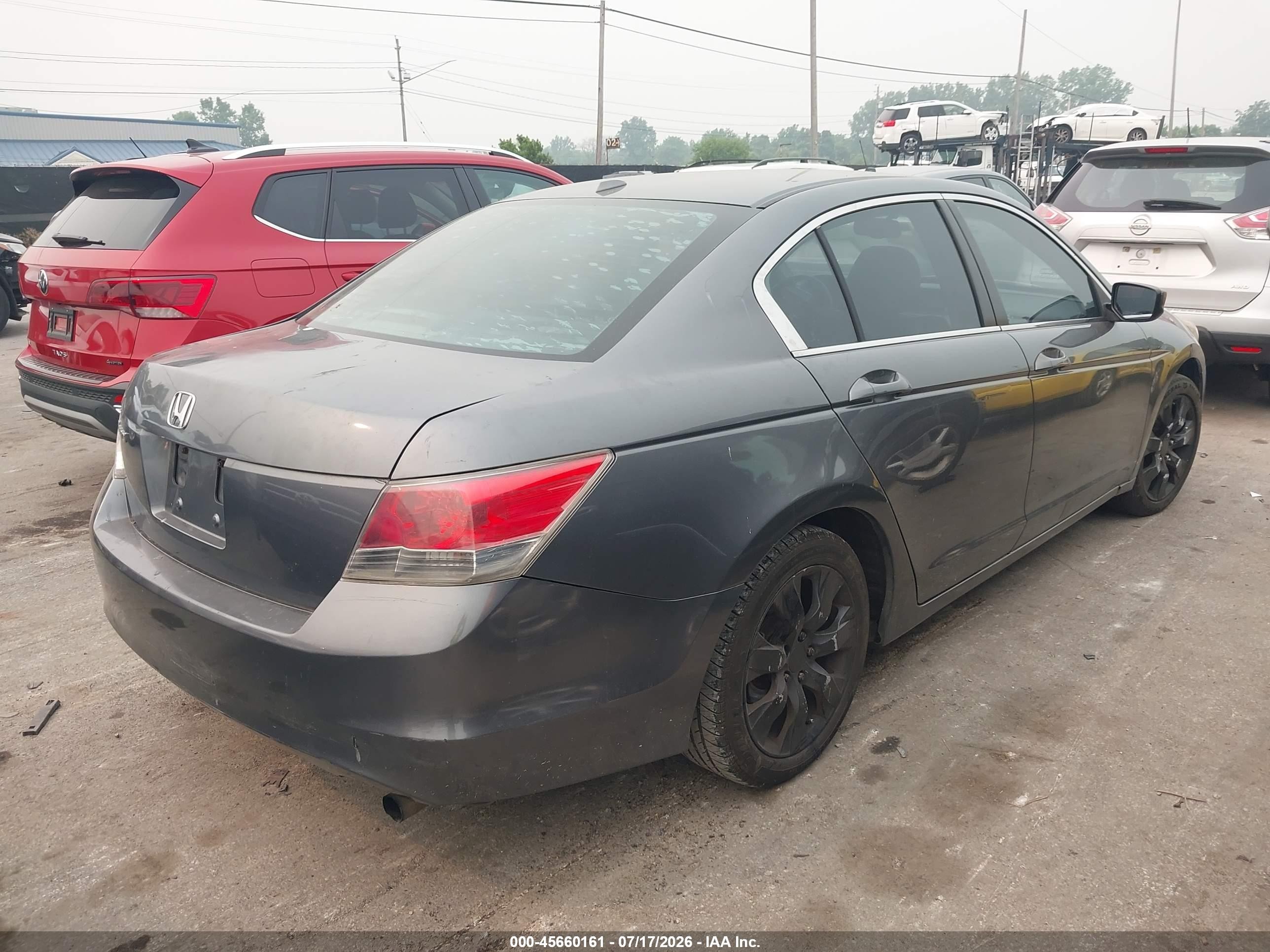 2009 Honda Accord 2.4 Ex-l Gray vin: 1HGCP26809A045238