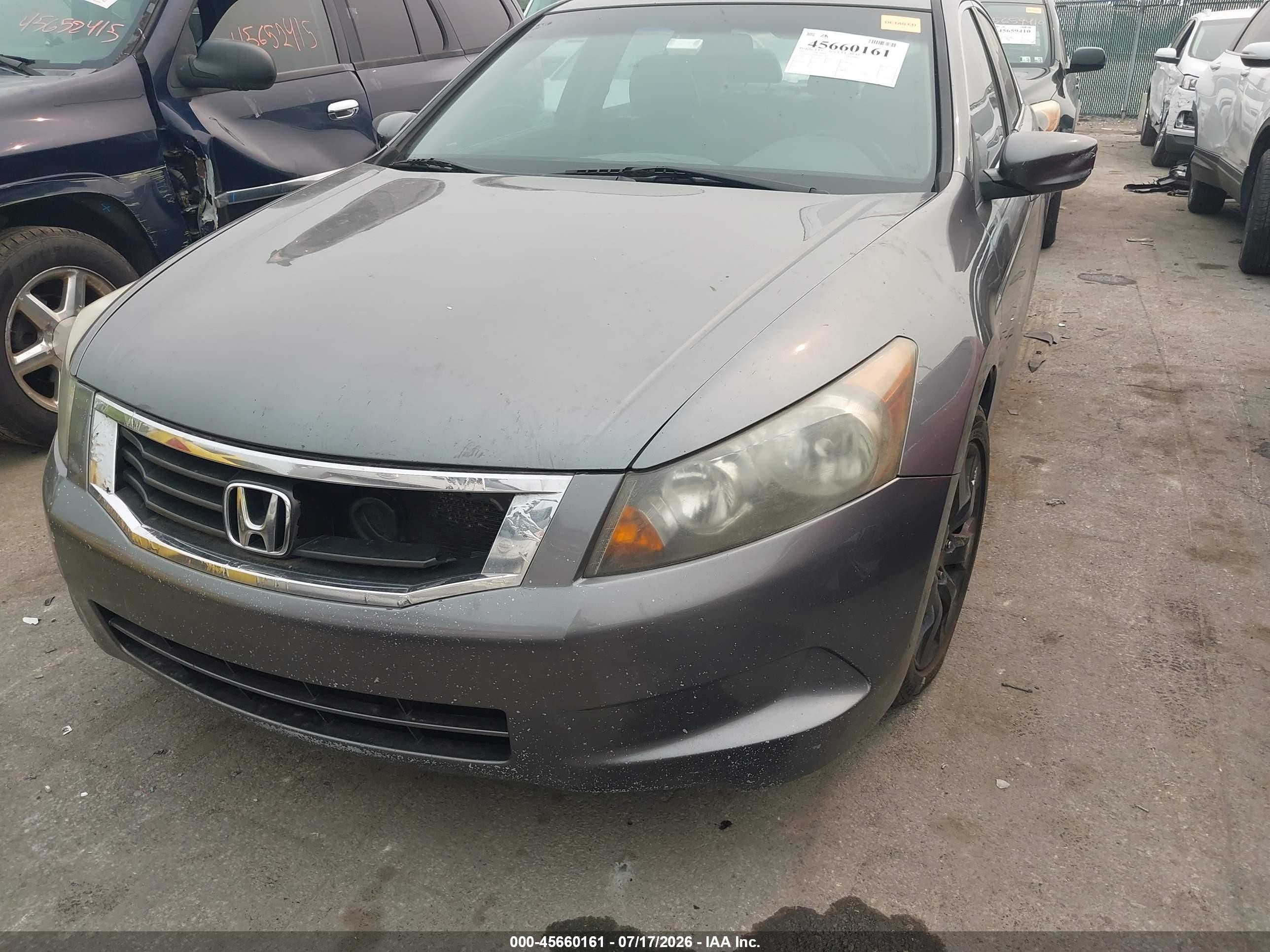2009 Honda Accord 2.4 Ex-l Gray vin: 1HGCP26809A045238