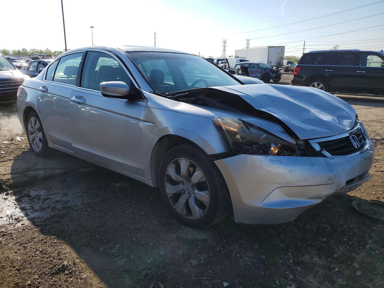 2009 Honda Accord Exl Silver vin: 1HGCP26809A052156