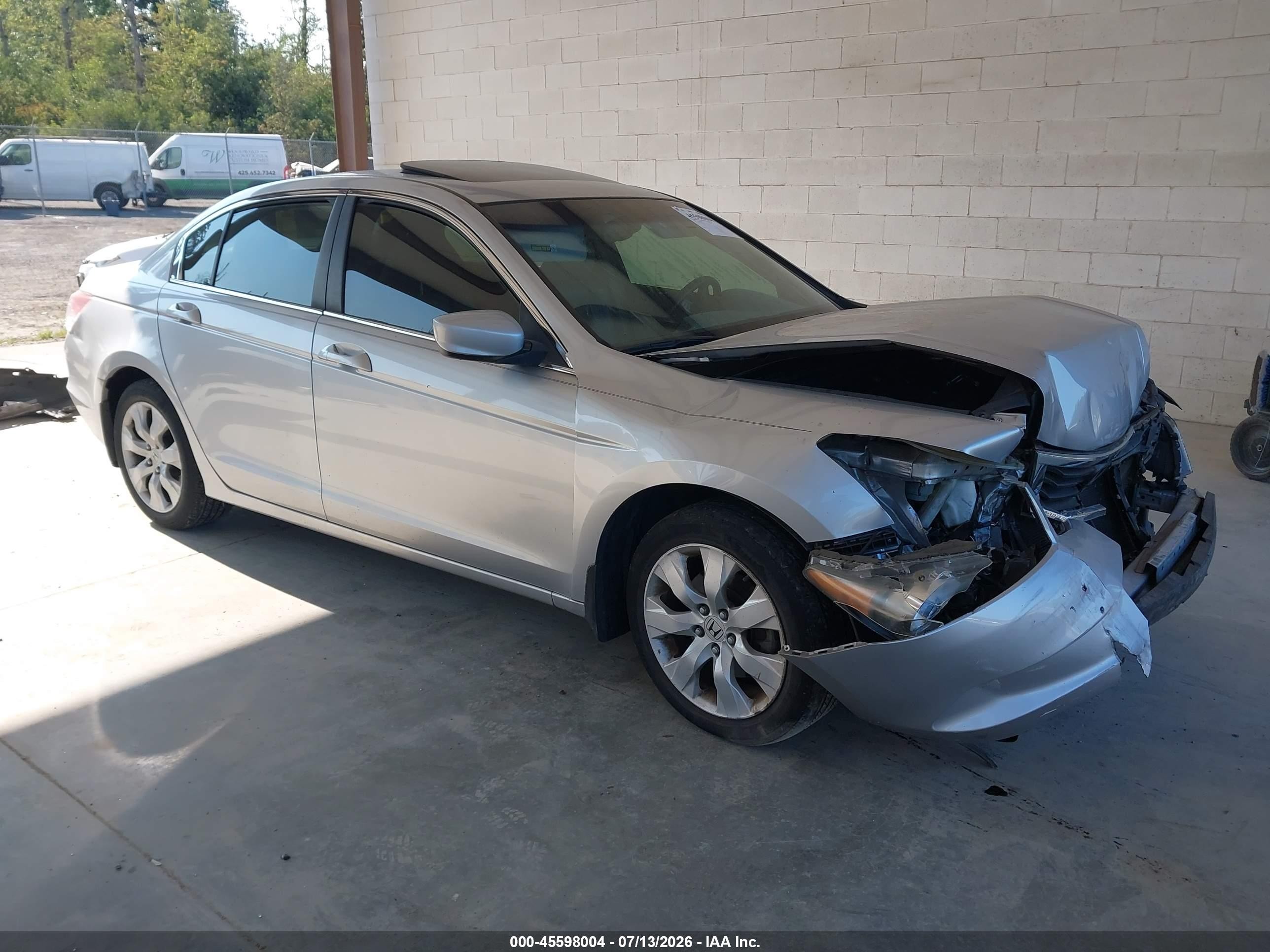 2009 Honda Accord 2.4 Ex-l Silver vin: 1HGCP26809A053002