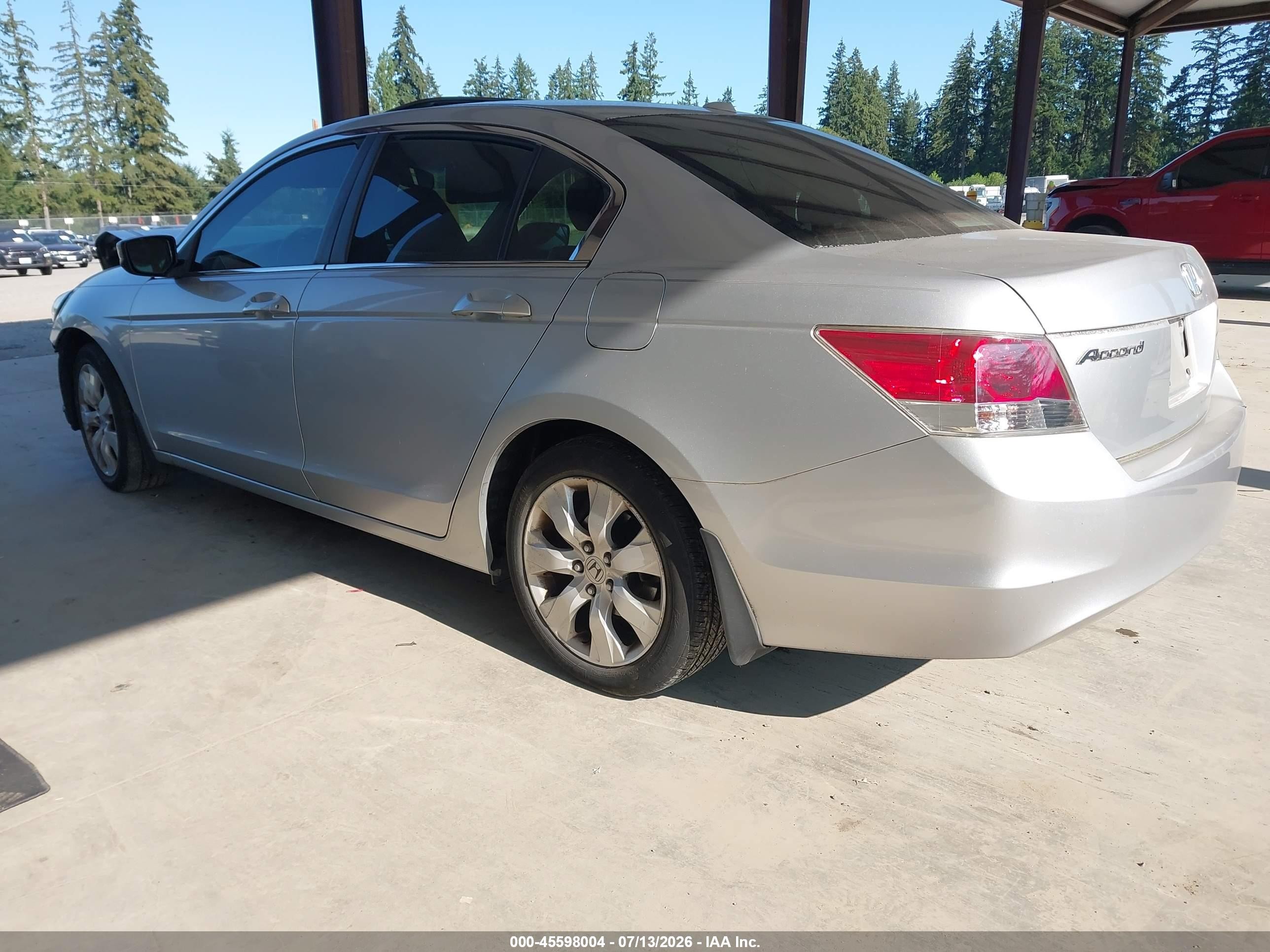 2009 Honda Accord 2.4 Ex-l Silver vin: 1HGCP26809A053002