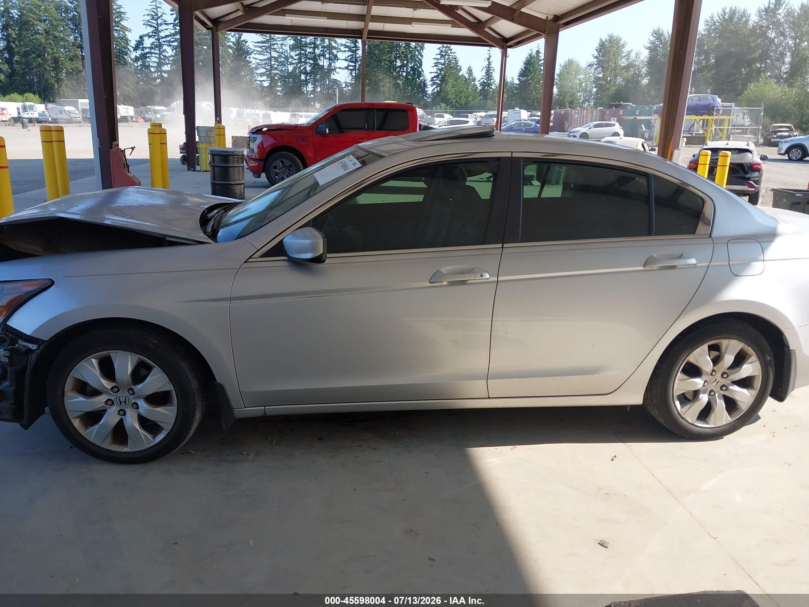 2009 Honda Accord 2.4 Ex-l Silver vin: 1HGCP26809A053002