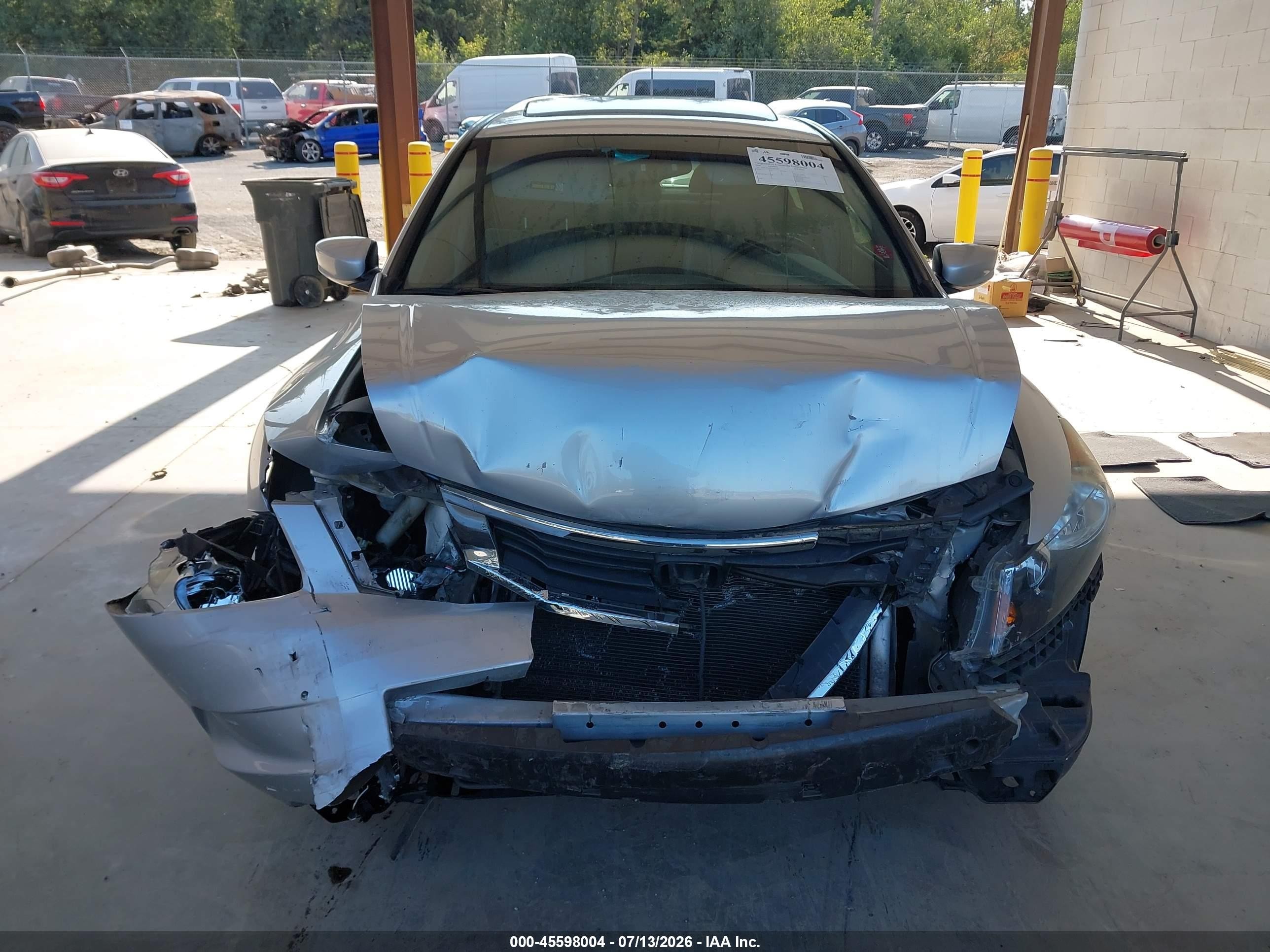 2009 Honda Accord 2.4 Ex-l Silver vin: 1HGCP26809A053002