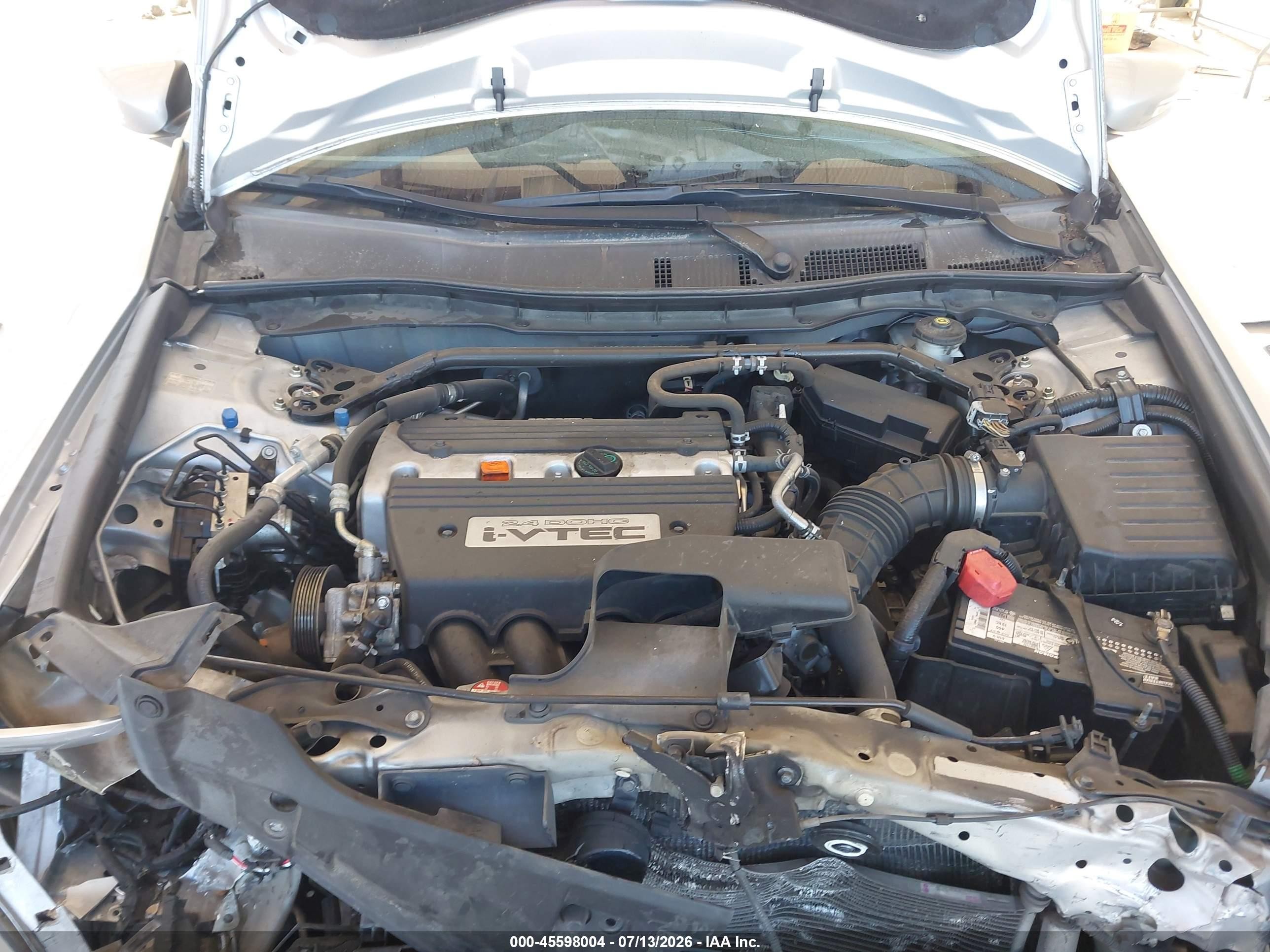 2009 Honda Accord 2.4 Ex-l Silver vin: 1HGCP26809A053002