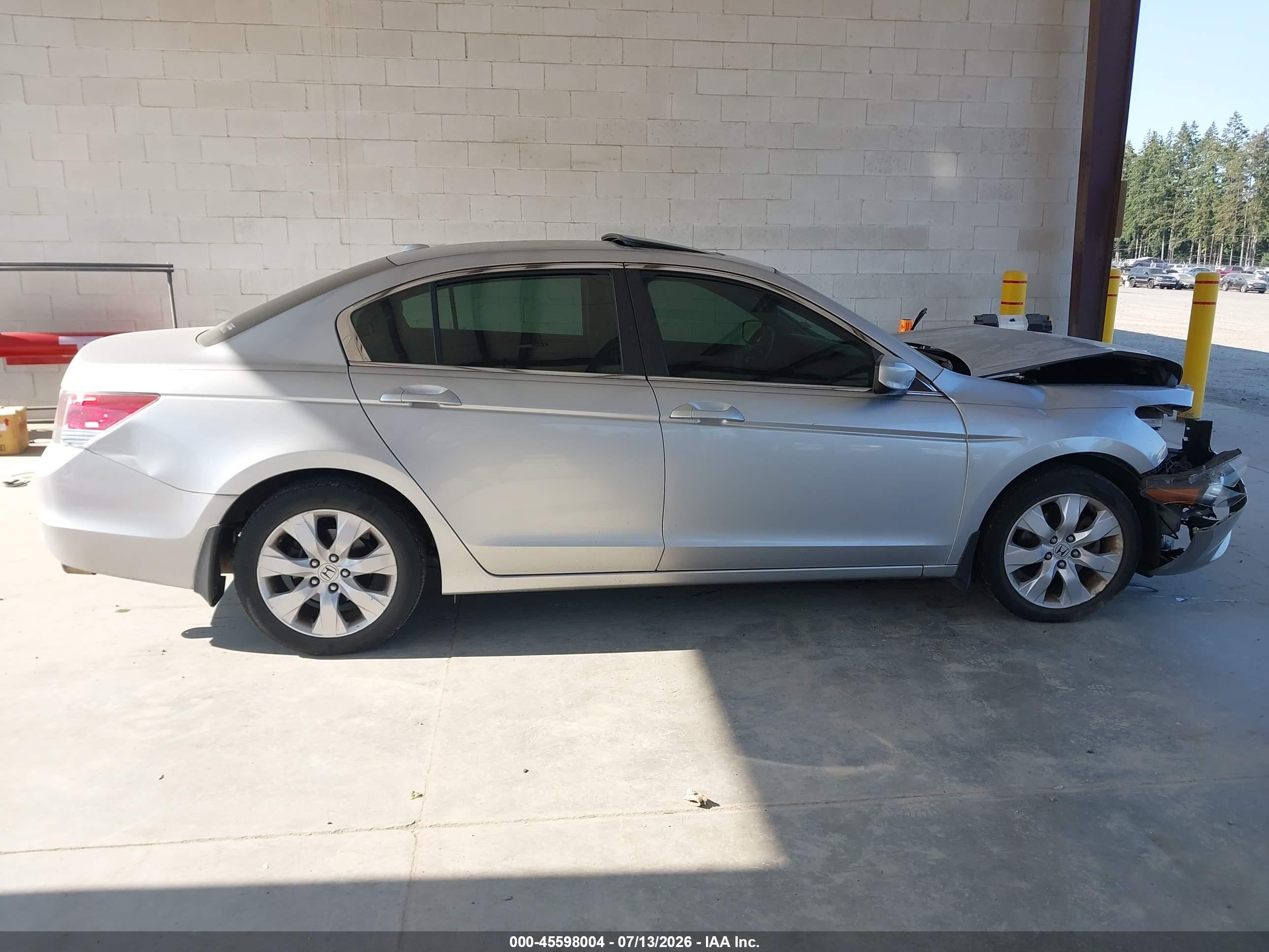 2009 Honda Accord 2.4 Ex-l Silver vin: 1HGCP26809A053002