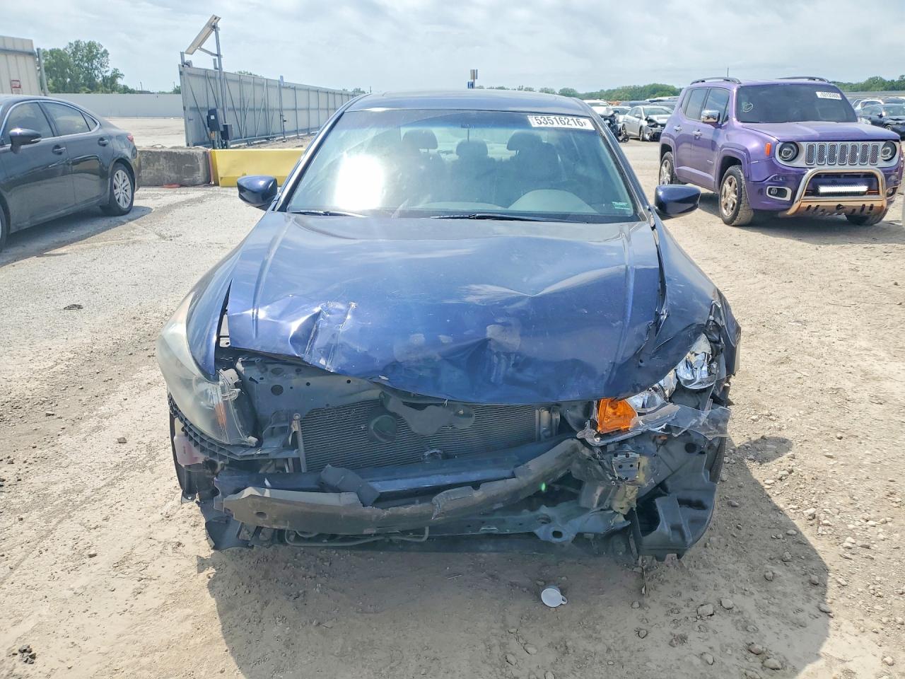 2009 Honda Accord Exl Blue vin: 1HGCP26809A055218