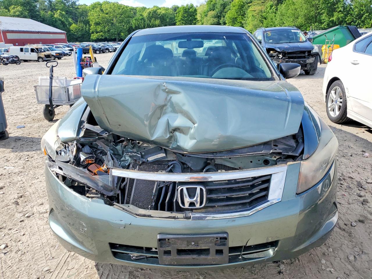 2009 Honda Accord Exl Green vin: 1HGCP26809A097775