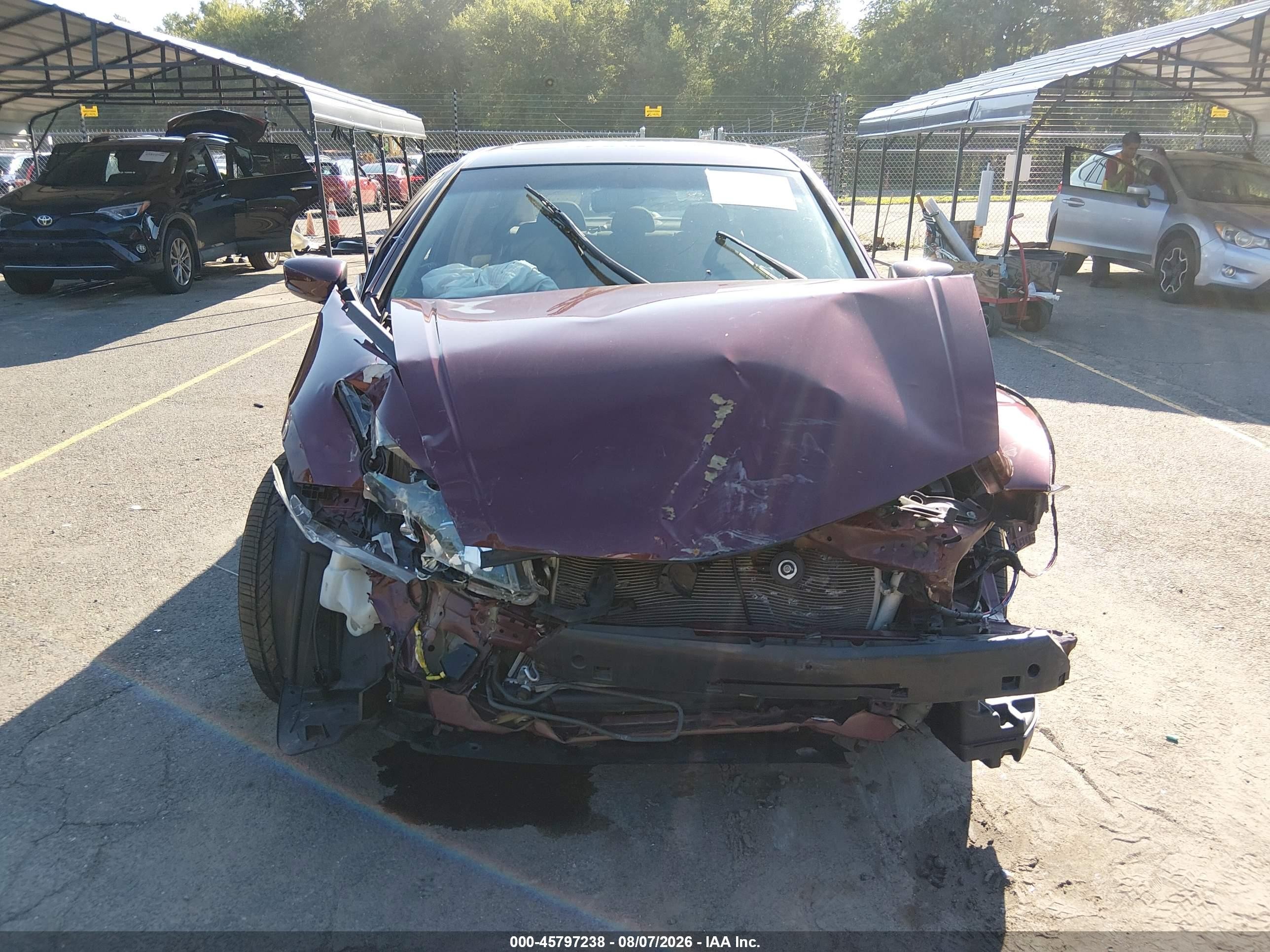 2009 Honda Accord 2.4 Ex-l Burgundy vin: 1HGCP26809A099462