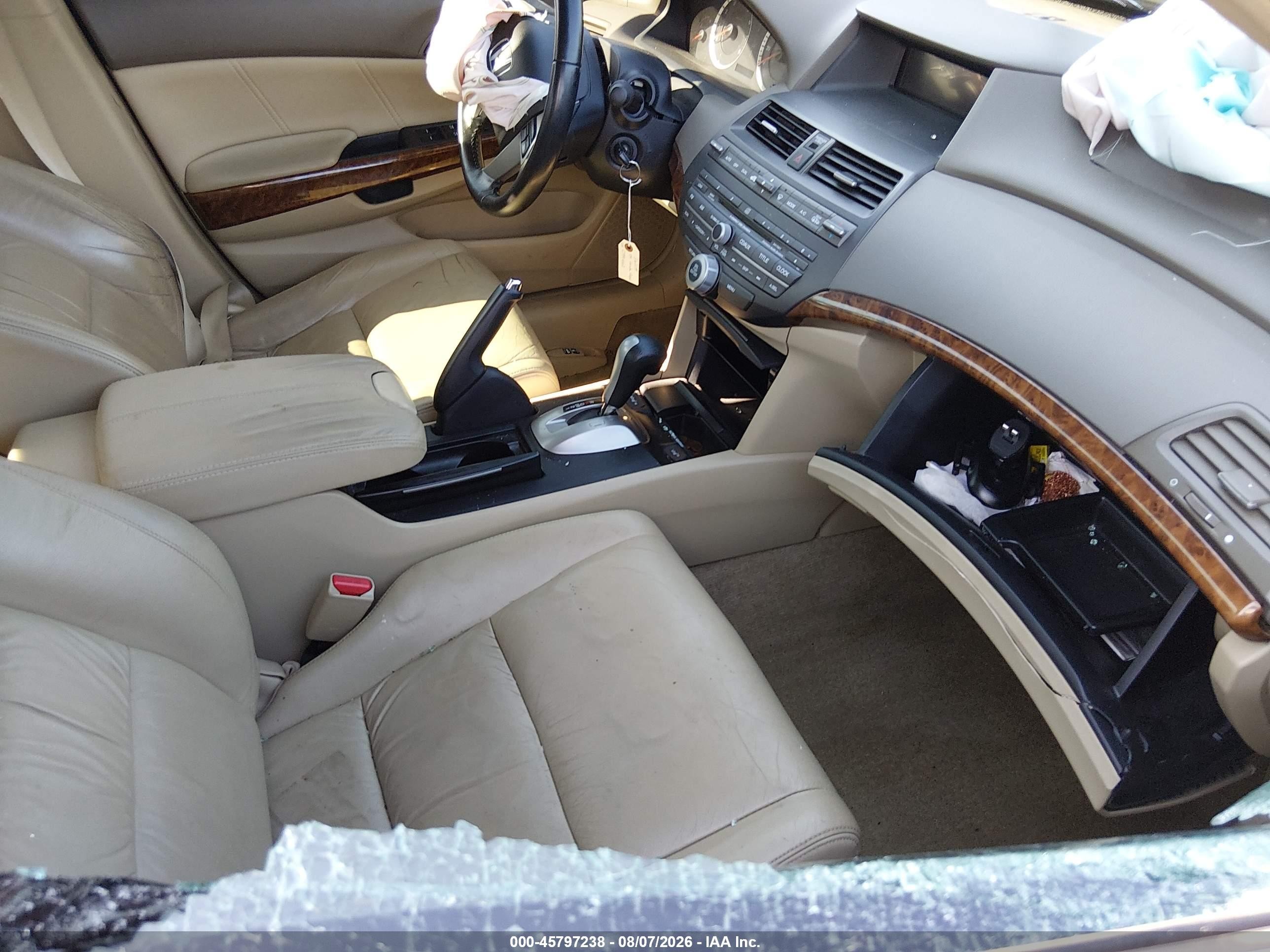 2009 Honda Accord 2.4 Ex-l Burgundy vin: 1HGCP26809A099462
