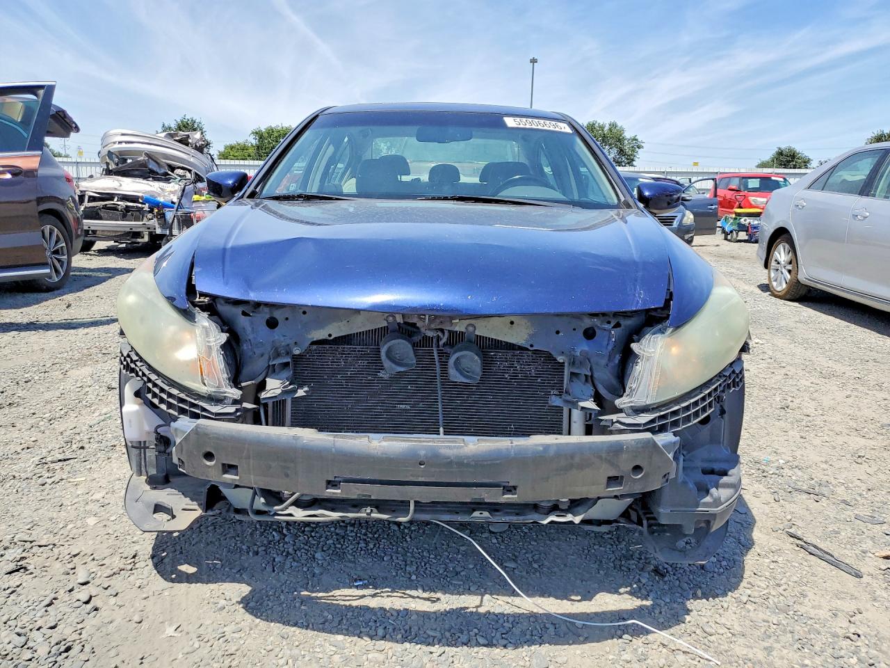 2009 Honda Accord Exl Синий vin: 1HGCP26809A115983