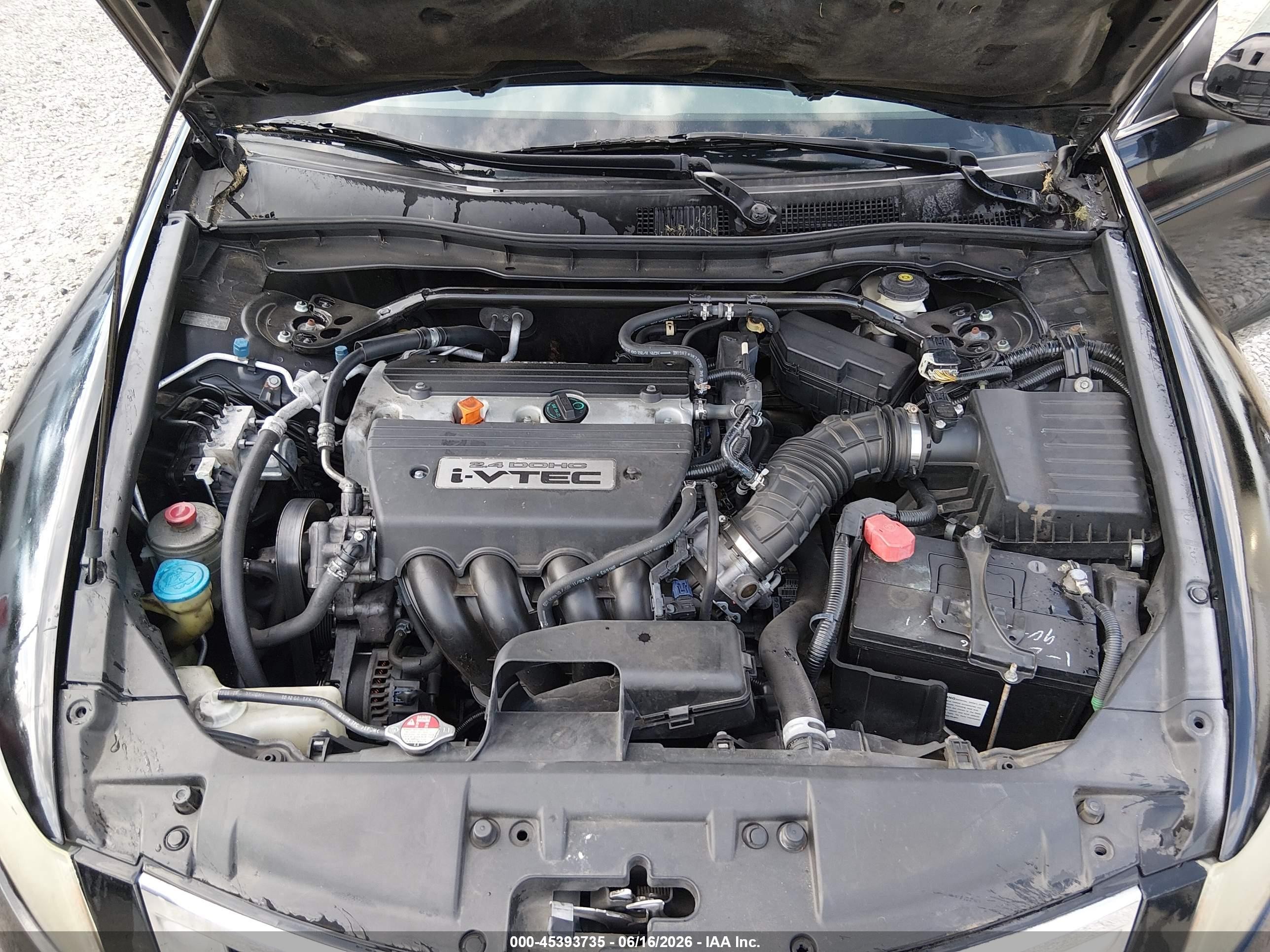 2009 Honda Accord 2.4 Ex-l Черный vin: 1HGCP26809A118592