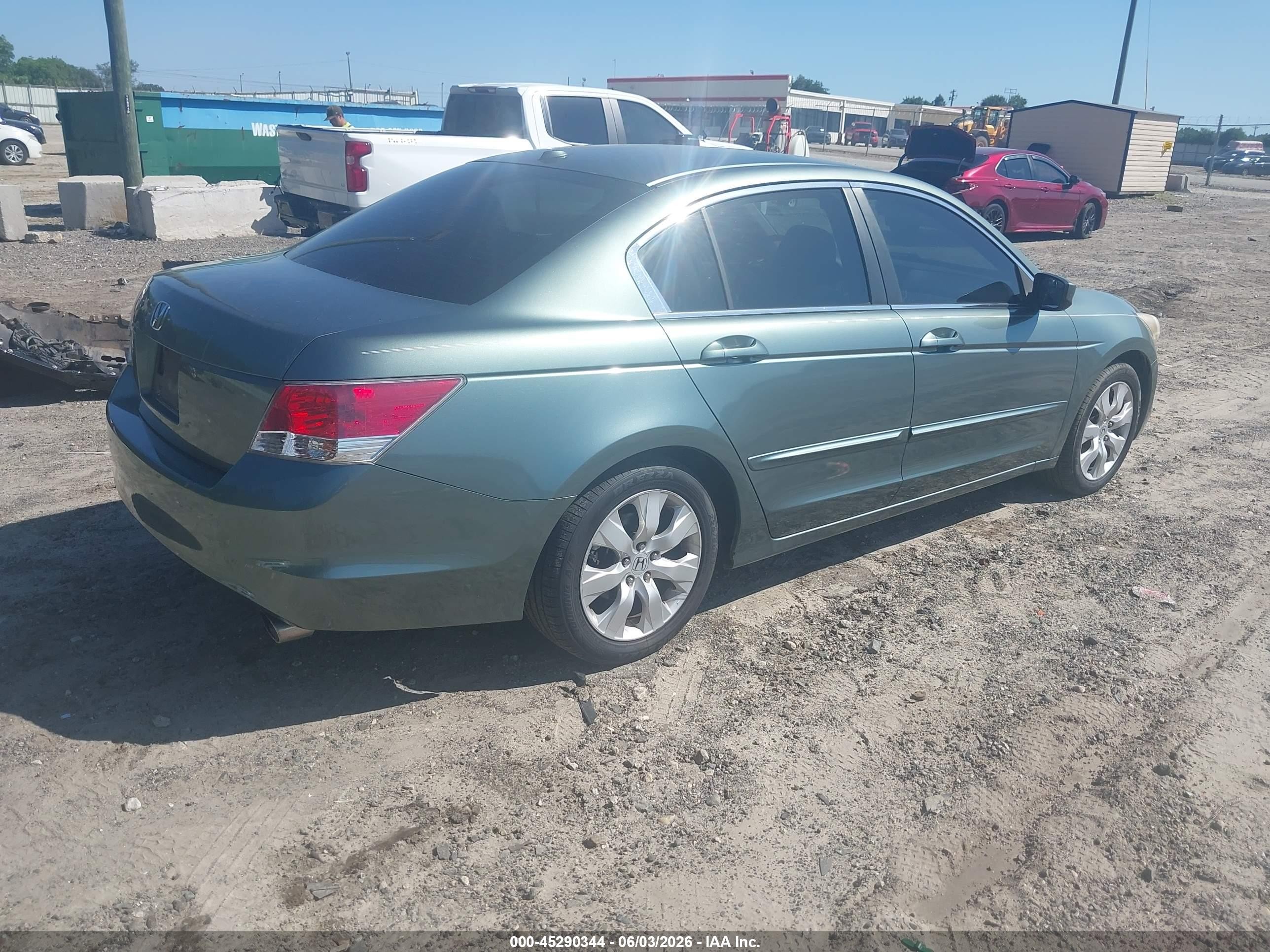 2009 Honda Accord 2.4 Ex-l Green vin: 1HGCP26809A122318