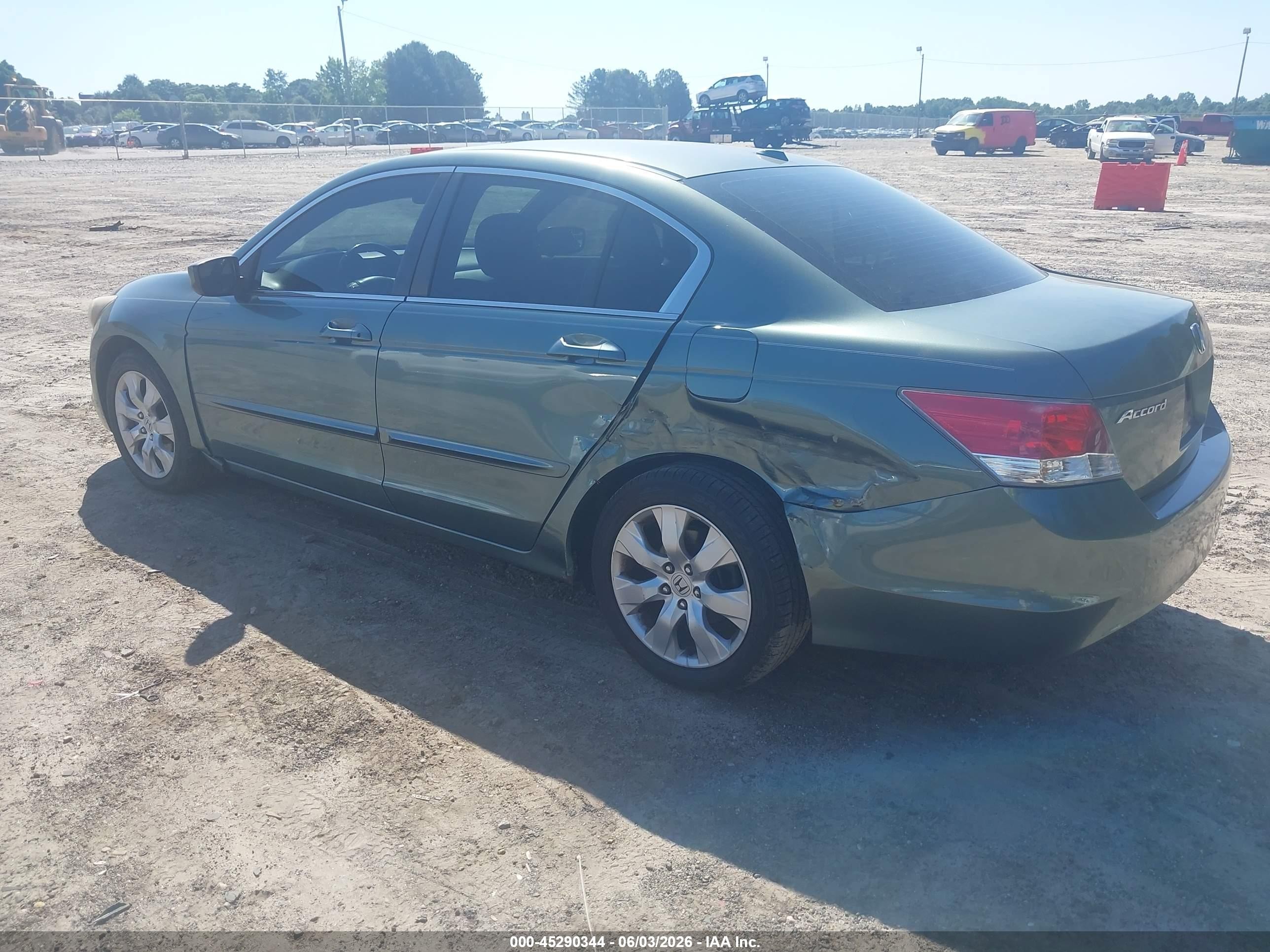 2009 Honda Accord 2.4 Ex-l Green vin: 1HGCP26809A122318