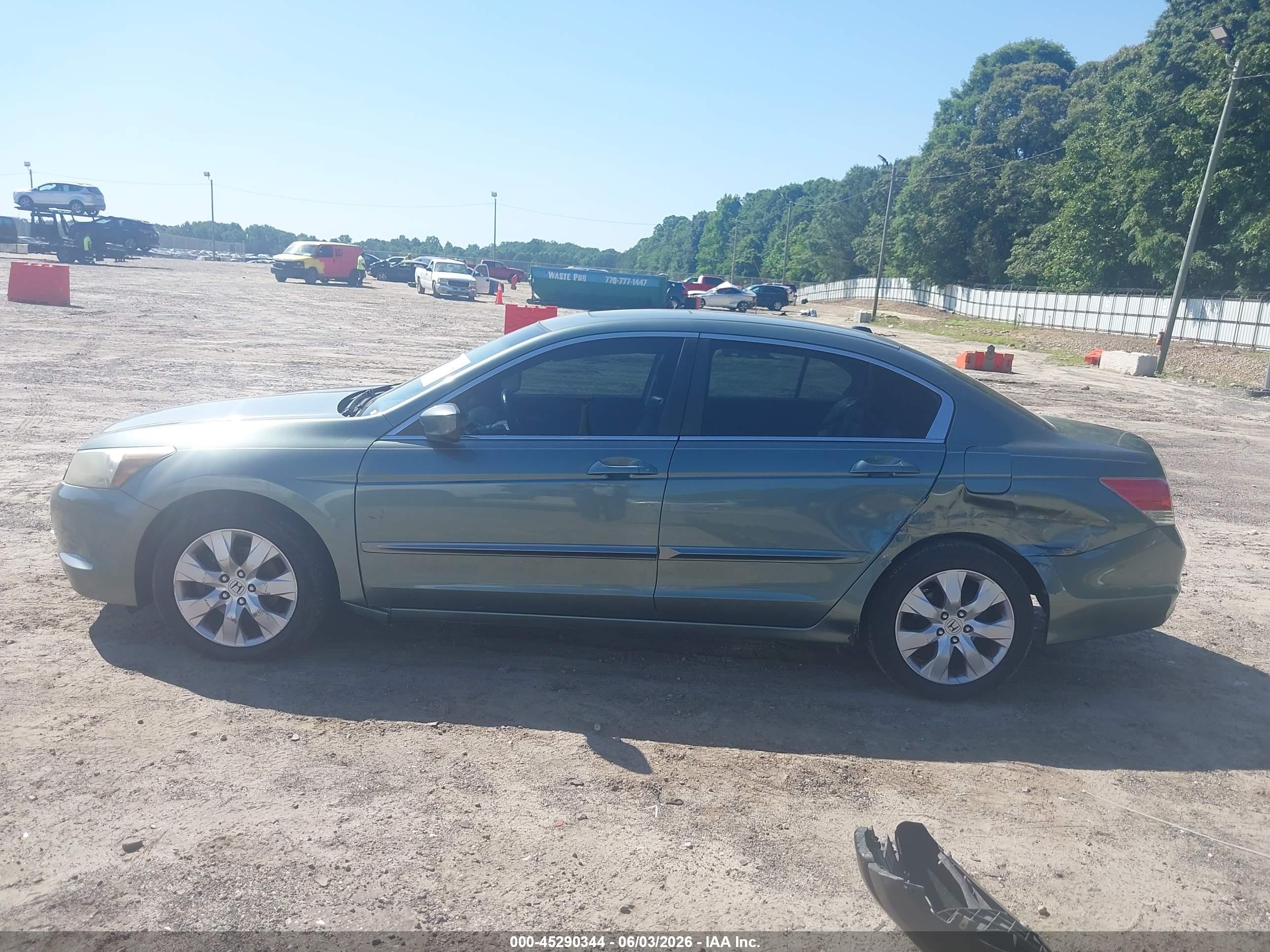 2009 Honda Accord 2.4 Ex-l Green vin: 1HGCP26809A122318