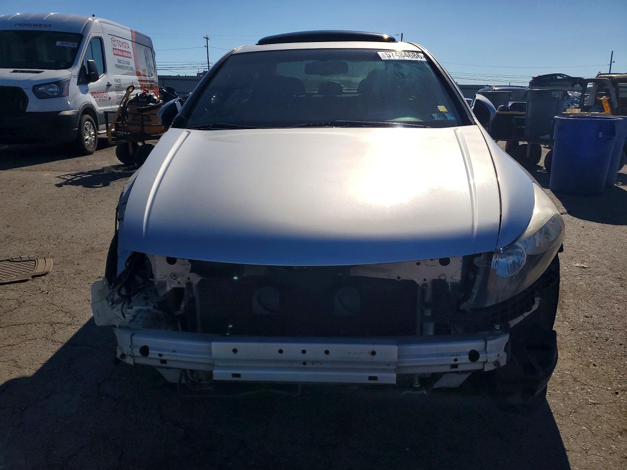 2009 Honda Accord Exl Silver vin: 1HGCP26809A138664