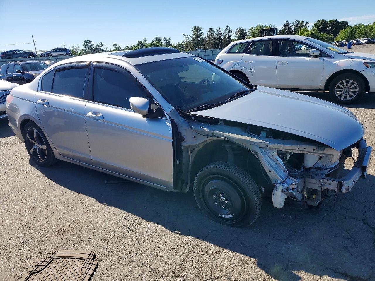 2009 Honda Accord Exl Silver vin: 1HGCP26809A138664