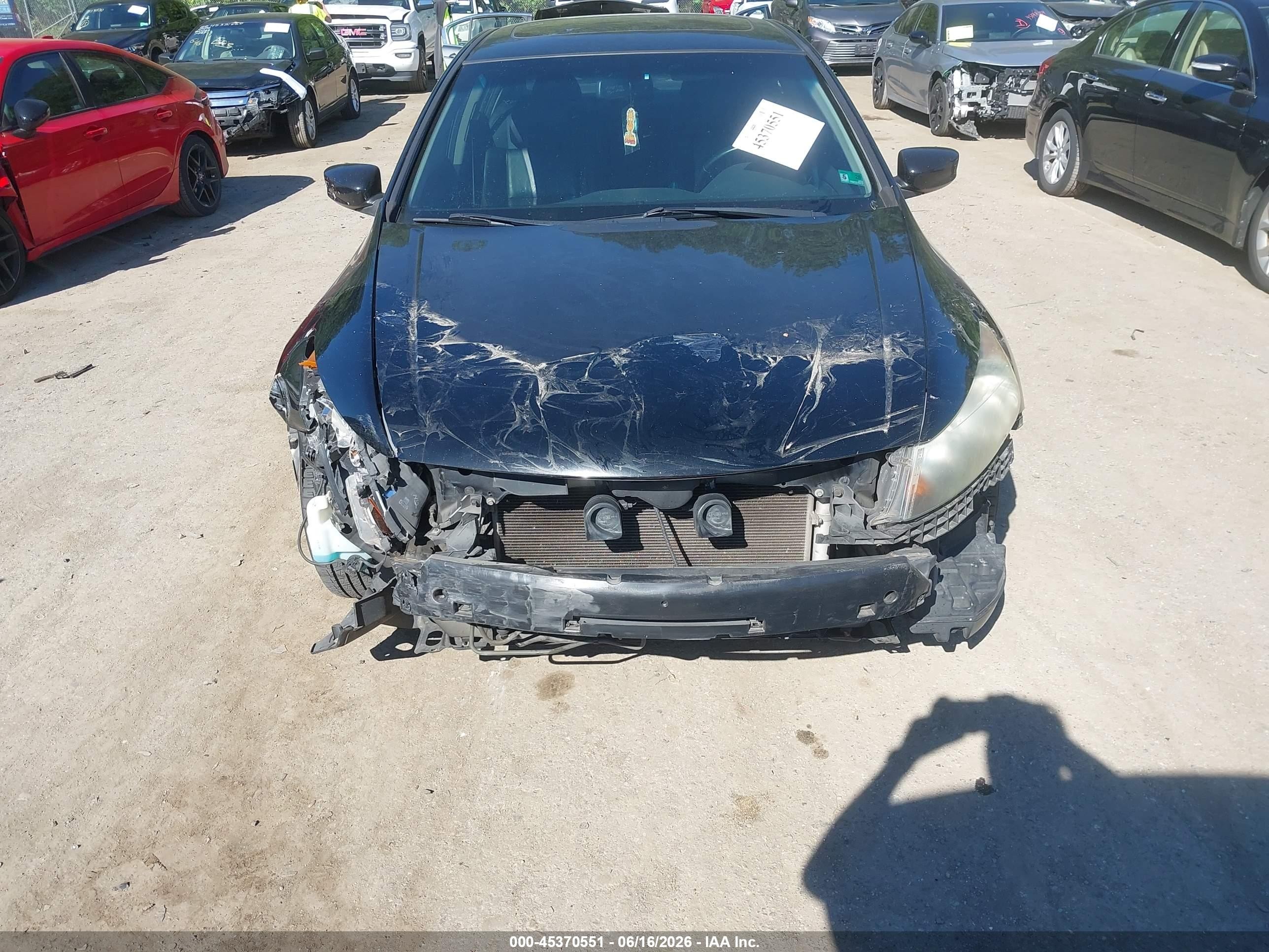 2009 Honda Accord 2.4 Ex-l Черный vin: 1HGCP26809A147204