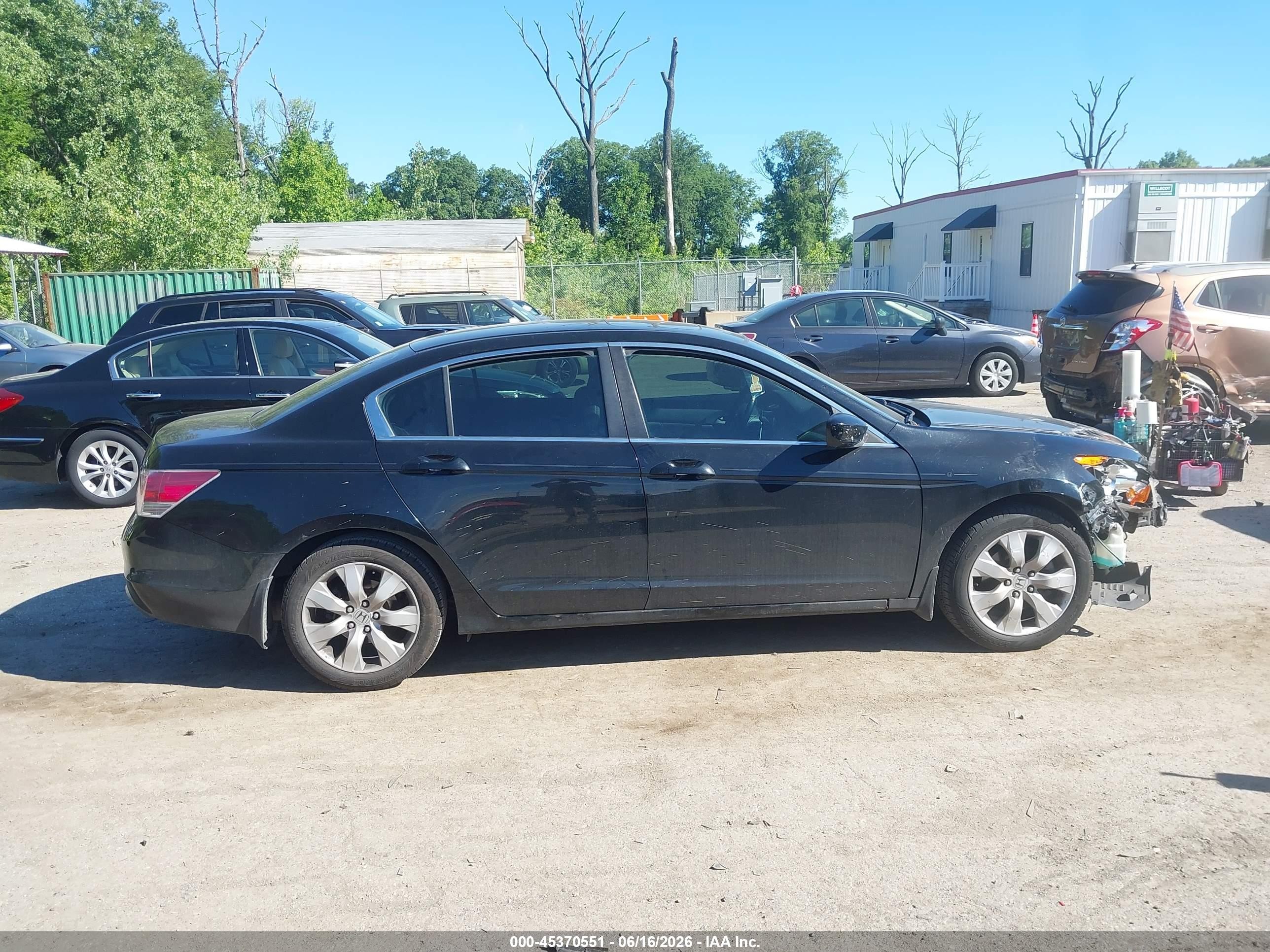 2009 Honda Accord 2.4 Ex-l Черный vin: 1HGCP26809A147204