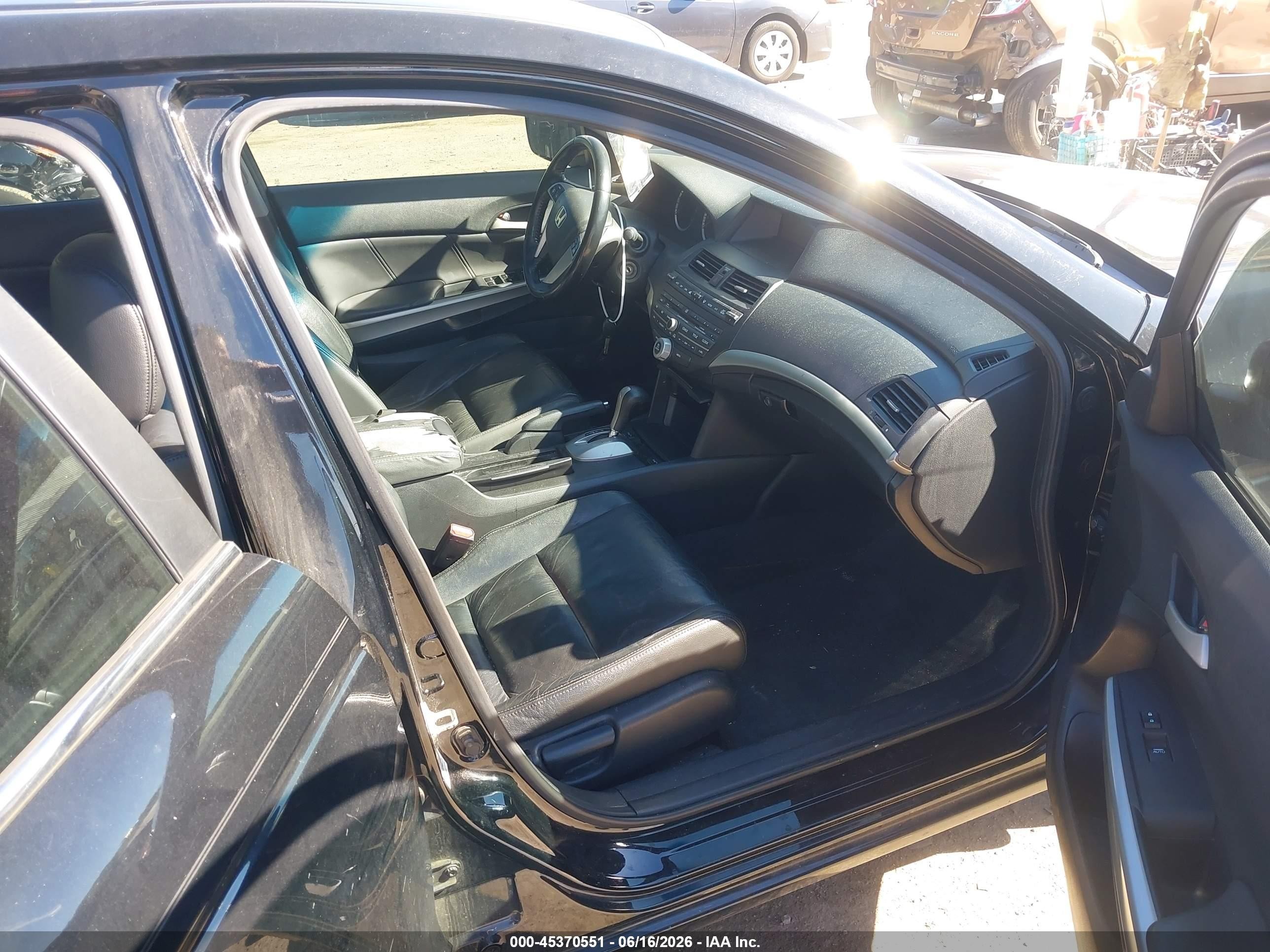 2009 Honda Accord 2.4 Ex-l Черный vin: 1HGCP26809A147204