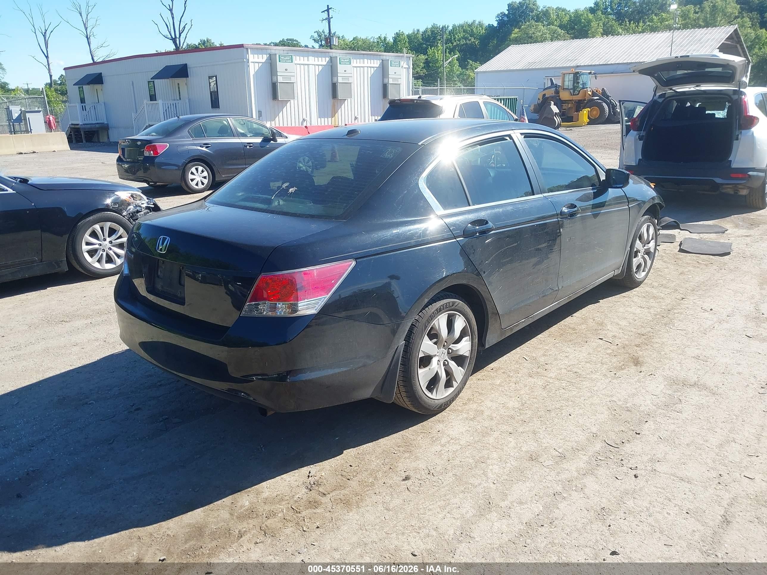 2009 Honda Accord 2.4 Ex-l Черный vin: 1HGCP26809A147204
