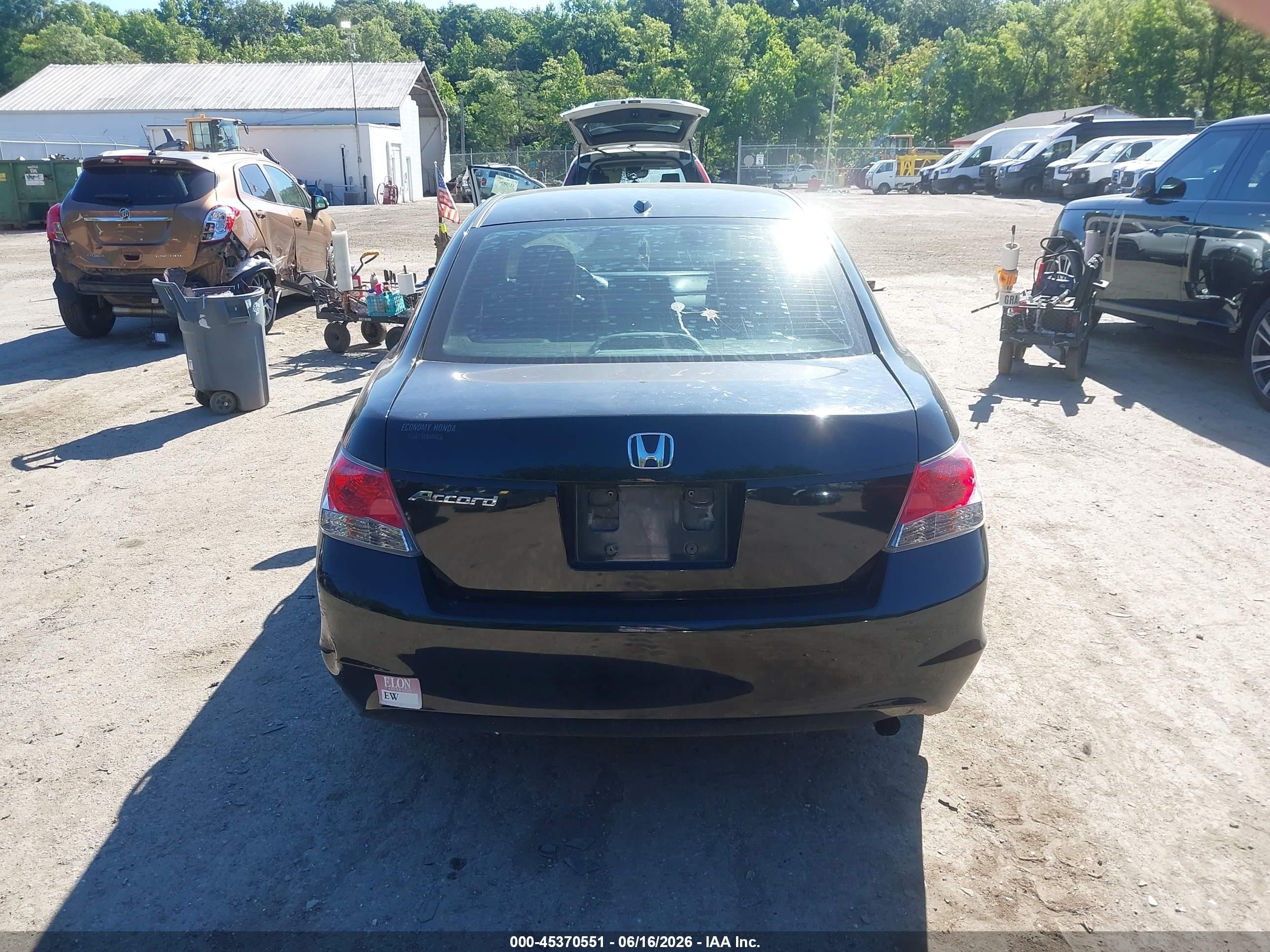 2009 Honda Accord 2.4 Ex-l Черный vin: 1HGCP26809A147204