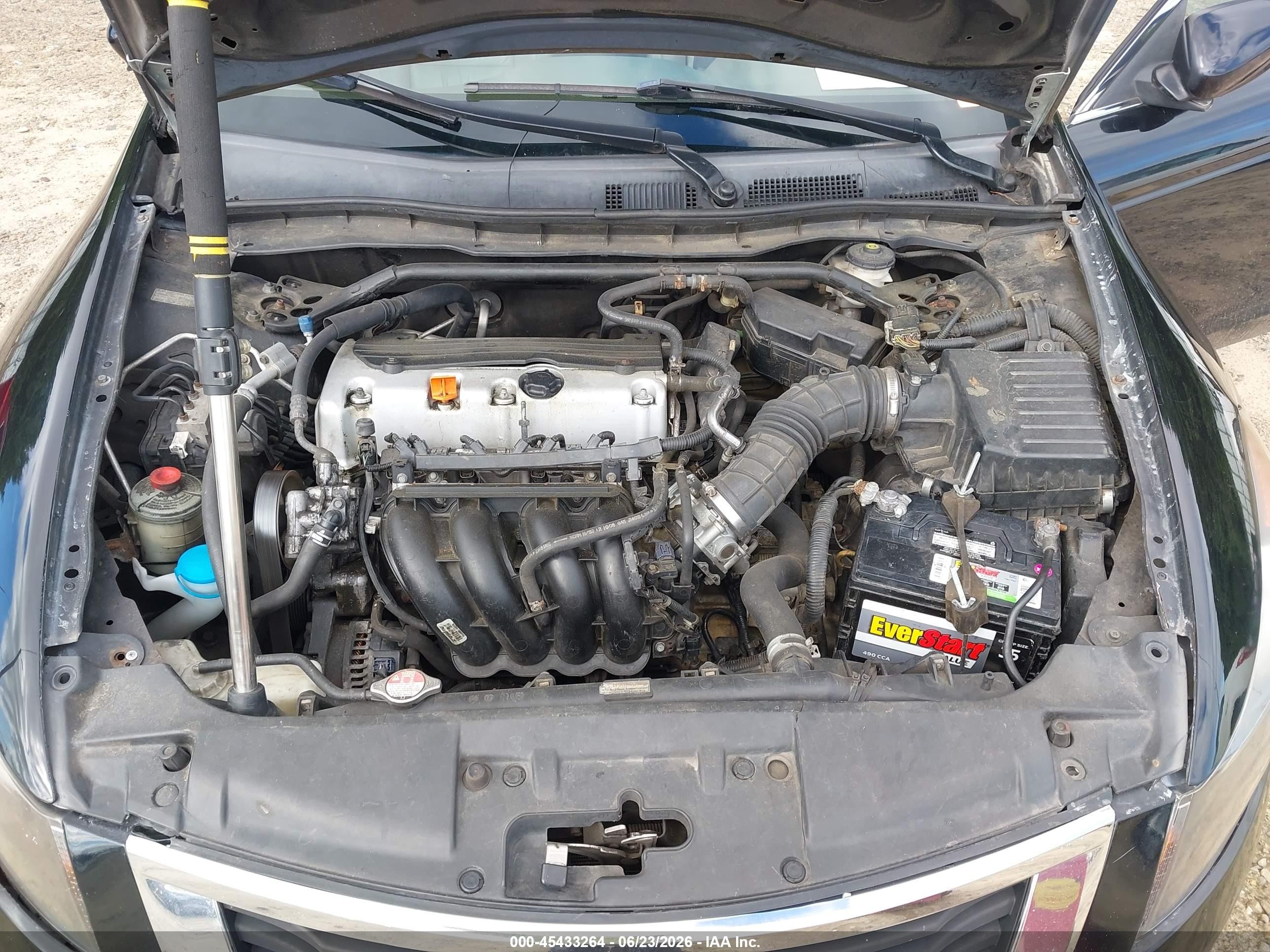 2009 Honda Accord 2.4 Ex-l Black vin: 1HGCP26809A149776
