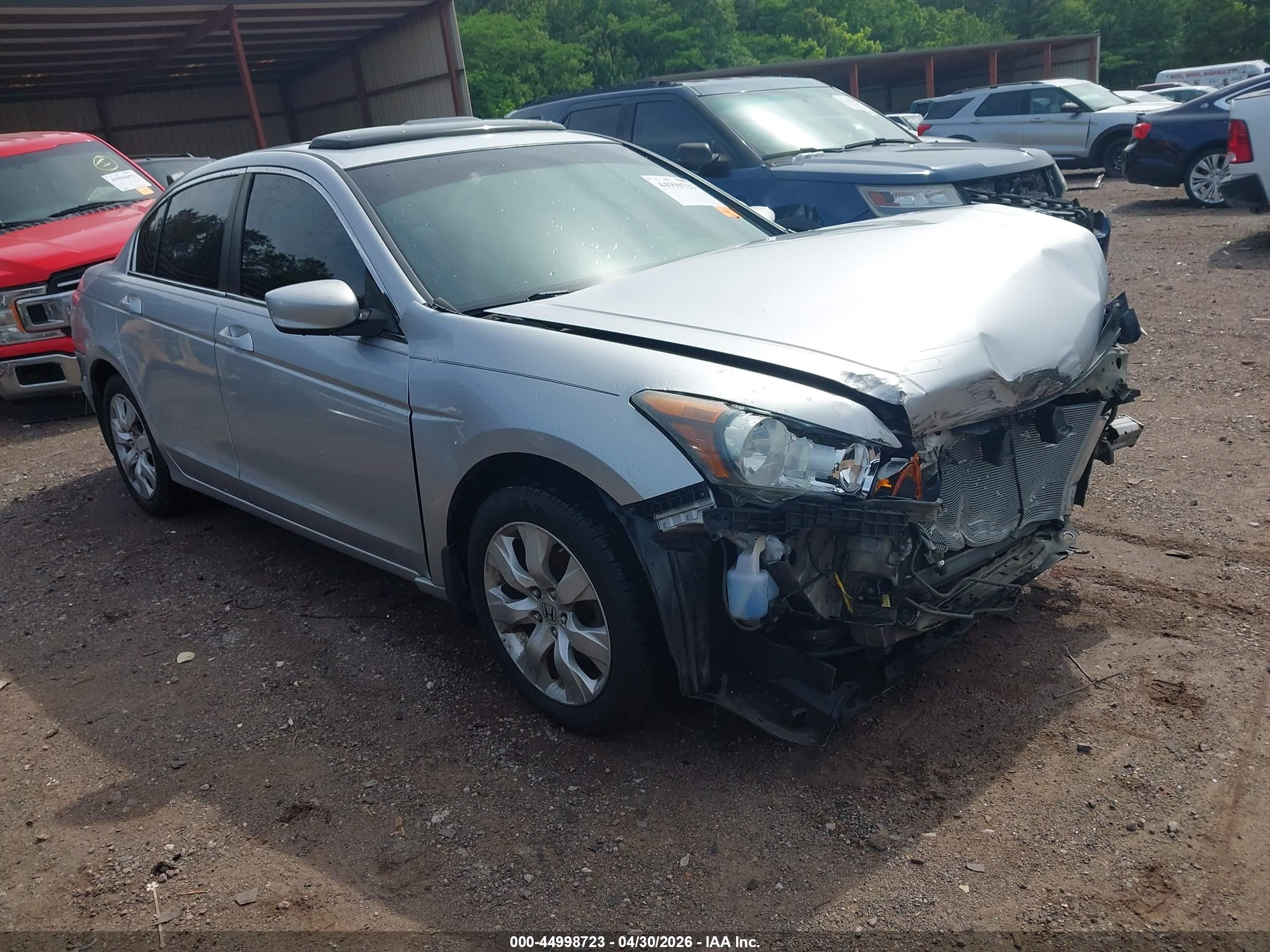 2008 Honda Accord 2.4 Ex-l Silver vin: 1HGCP26818A036997