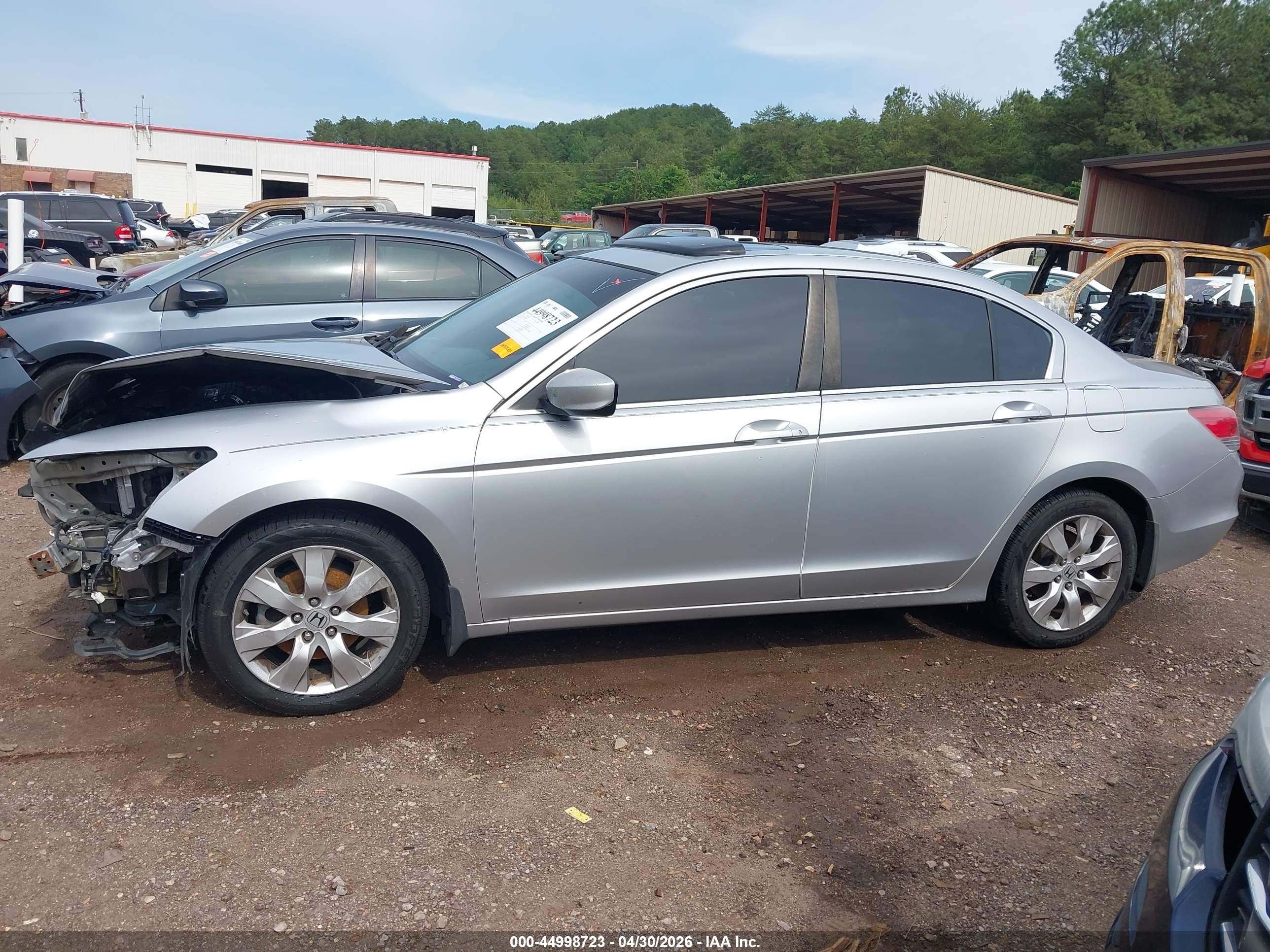 2008 Honda Accord 2.4 Ex-l Silver vin: 1HGCP26818A036997
